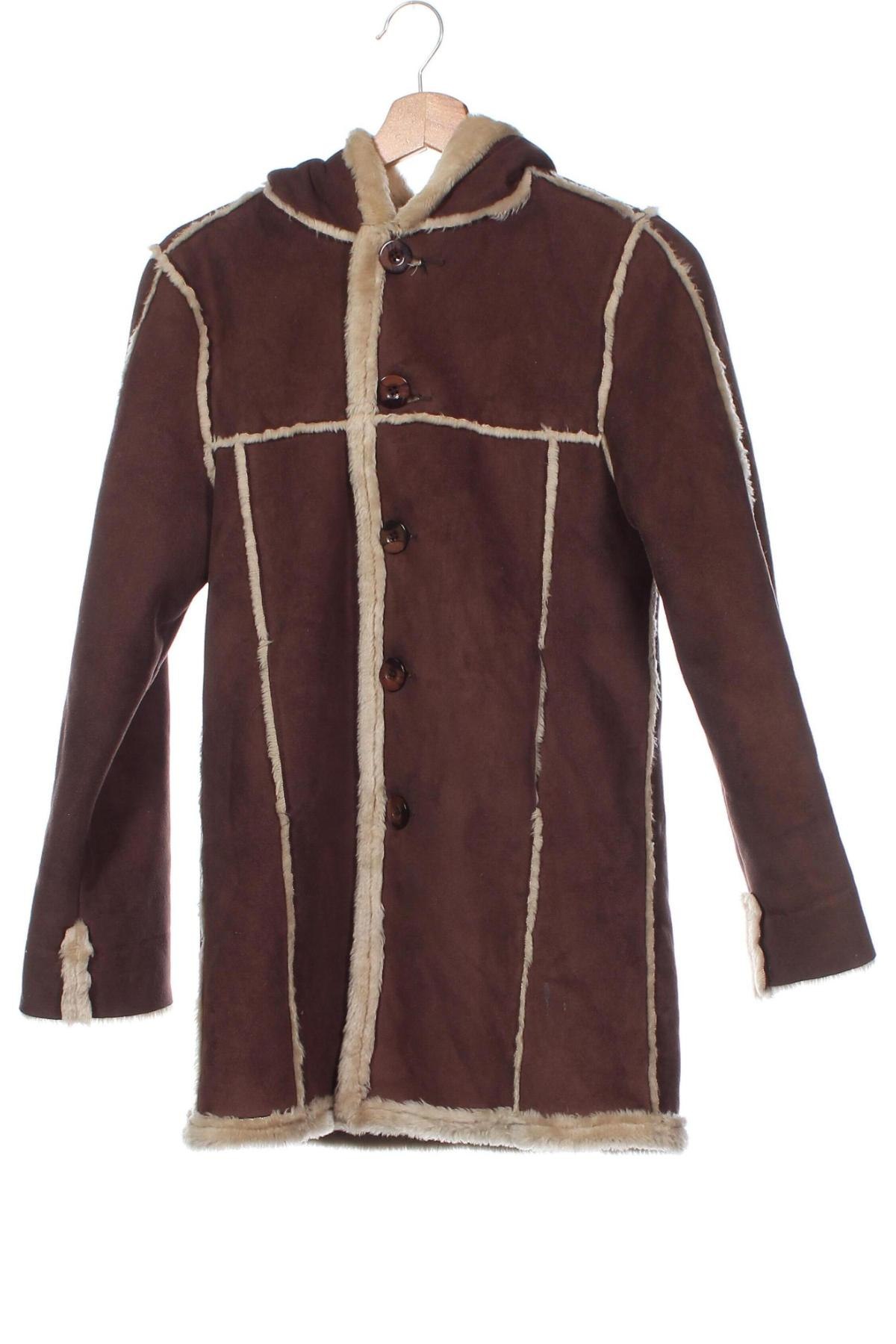 Детско палто One By One, Размер 9-10y/ 140-146 см, Цвят Кафяв, Цена 12,80 лв.