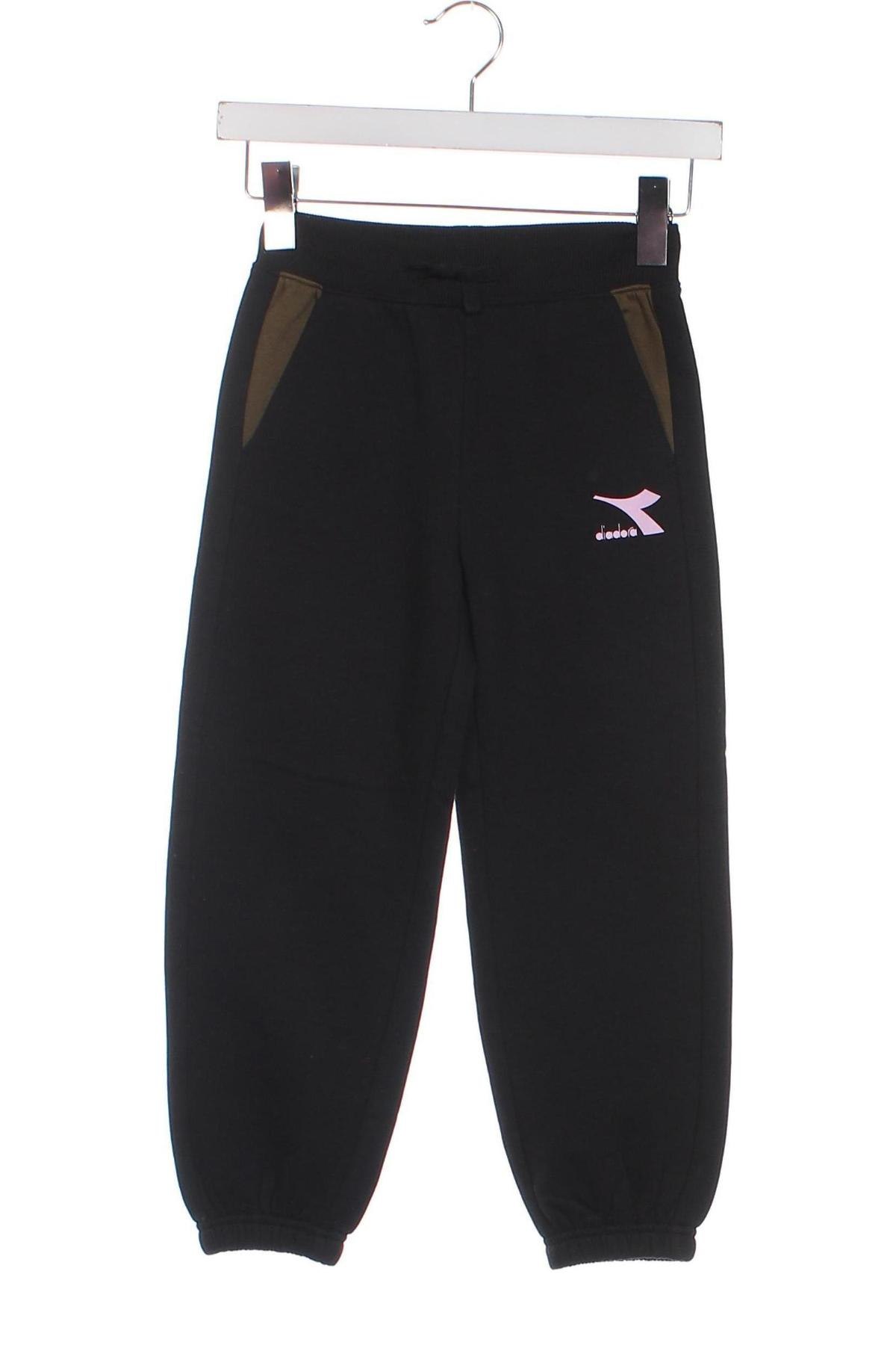 Pantaloni de trening, pentru copii Diadora, Mărime 6-7y/ 122-128 cm, Culoare Negru, Preț 83,37 Lei