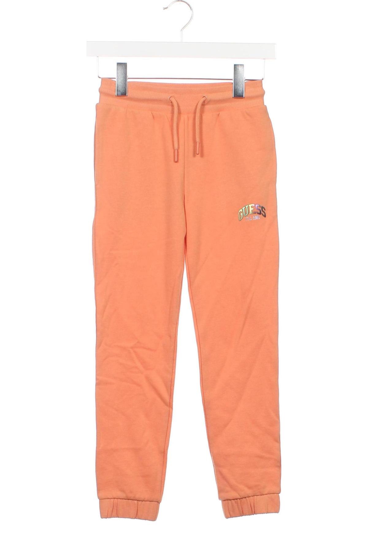 Pantaloni de trening, pentru copii Guess, Mărime 7-8y/ 128-134 cm, Culoare Portocaliu, Preț 208,42 Lei