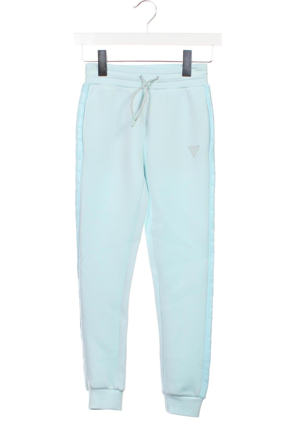 Pantaloni de trening, pentru copii Guess, Mărime 7-8y/ 128-134 cm, Culoare Albastru, Preț 221,45 Lei