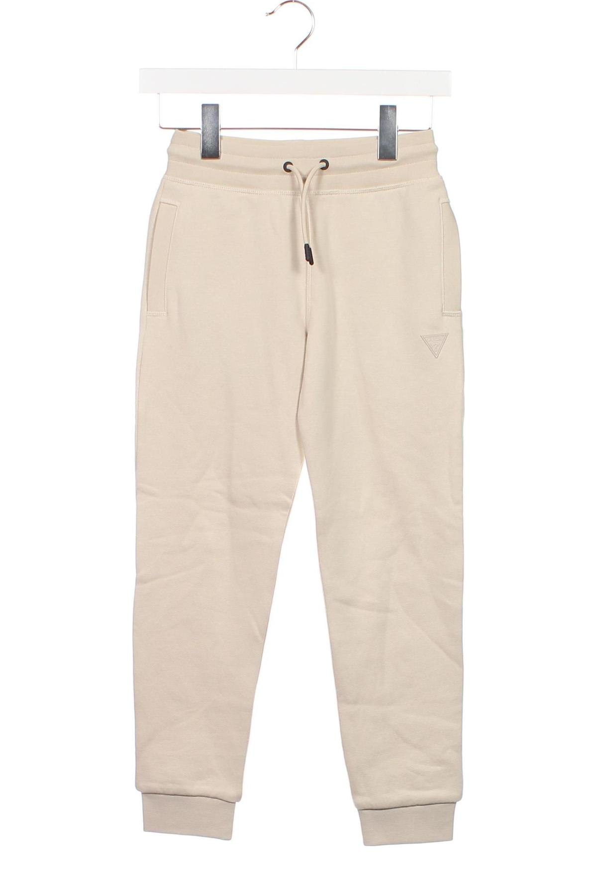Pantaloni de trening, pentru copii Guess, Mărime 7-8y/ 128-134 cm, Culoare Bej, Preț 247,50 Lei