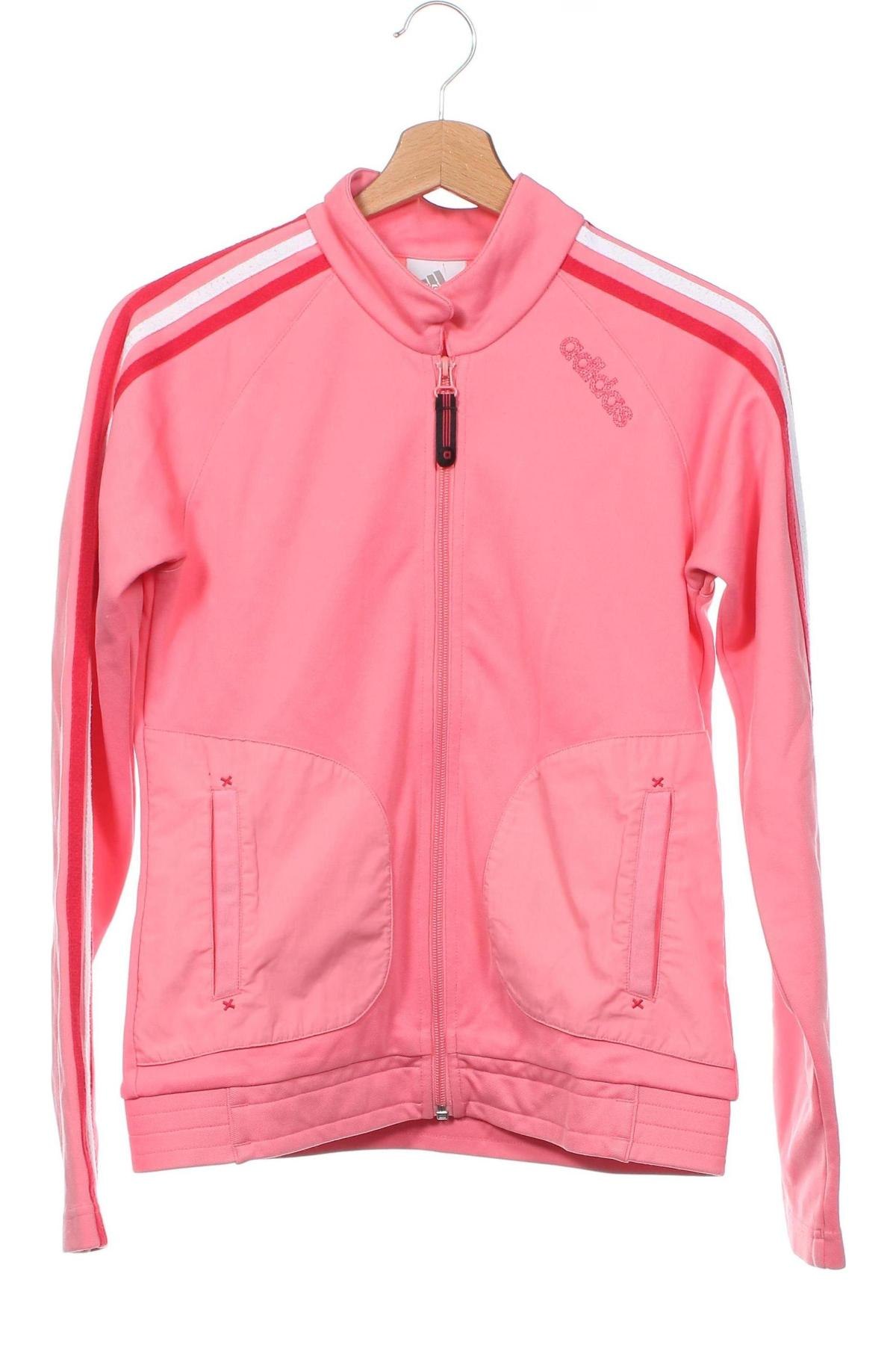 Dziecięca sportowa bluza Adidas, Rozmiar 13-14y/ 164-168 cm, Kolor Różowy, Cena 96,55 zł