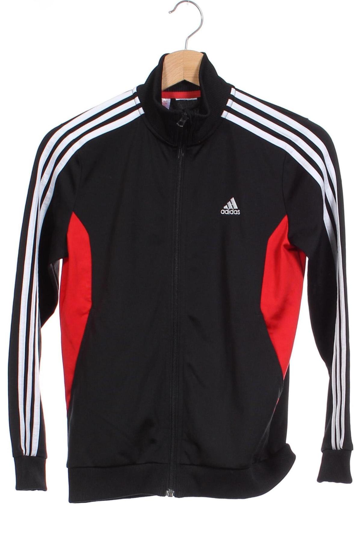 Παιδικό αθλητικό πάνω φόρμα Adidas, Μέγεθος 11-12y/ 152-158 εκ., Χρώμα Μαύρο, Τιμή 22,33 €