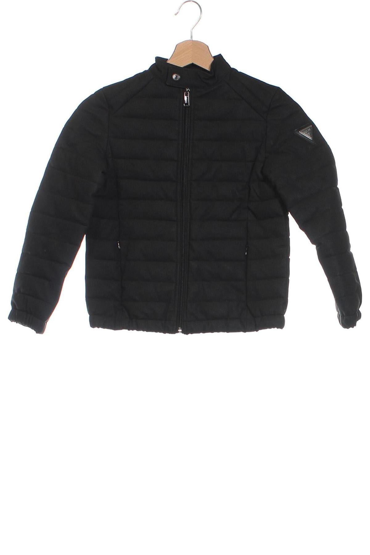 Kinderjacke Guess, Größe 7-8y/ 128-134 cm, Farbe Schwarz, Preis 48,71 €