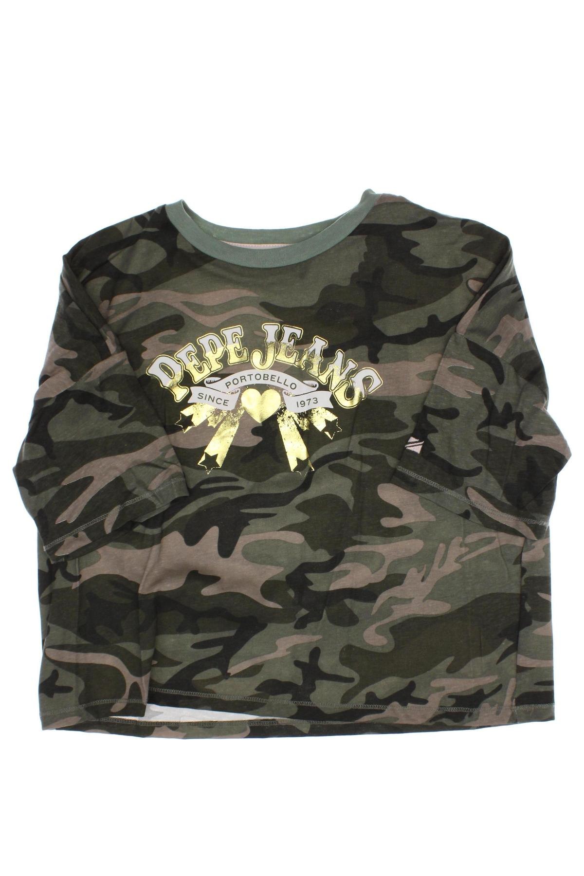 Bluză pentru copii Pepe Jeans, Mărime 8-9y/ 134-140 cm, Culoare Verde, Preț 178,95 Lei