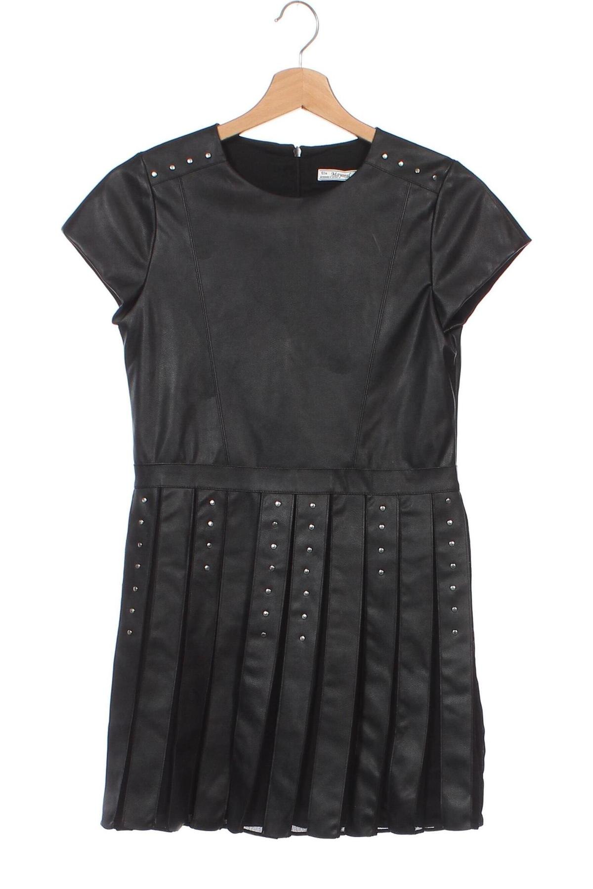 Δερμάτινο φόρεμα Mayoral, Μέγεθος 11-12y/ 152-158 εκ., Χρώμα Μαύρο, Τιμή 23,02 €