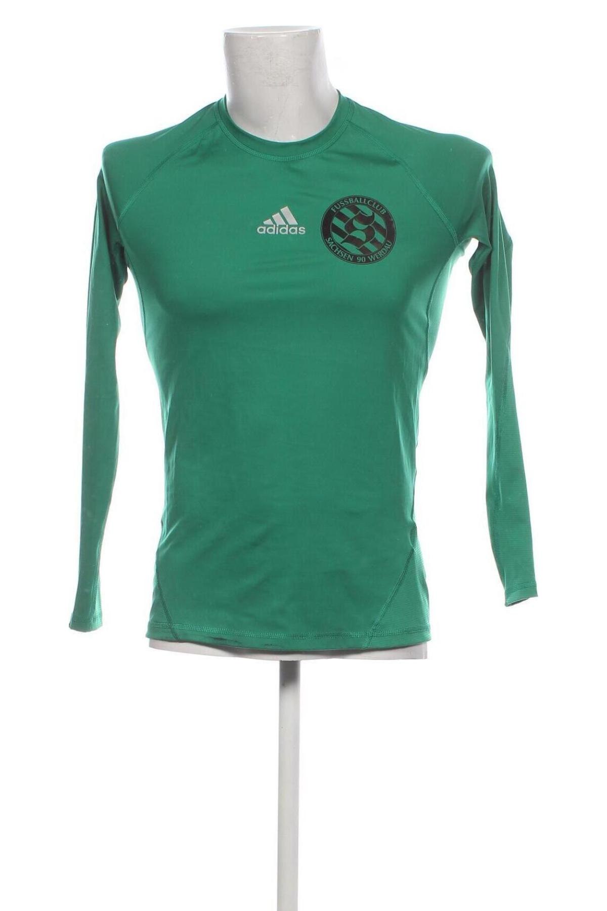 Мъжка блуза Adidas, Размер M, Цвят Зелен, Цена 34,00 лв.