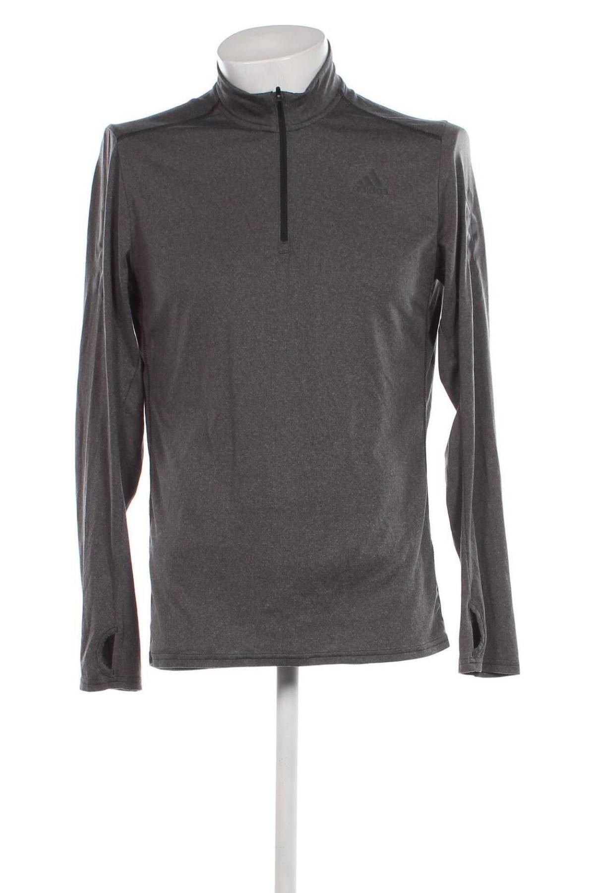 Herren Shirt Adidas, Größe M, Farbe Grau, Preis 23,66 €