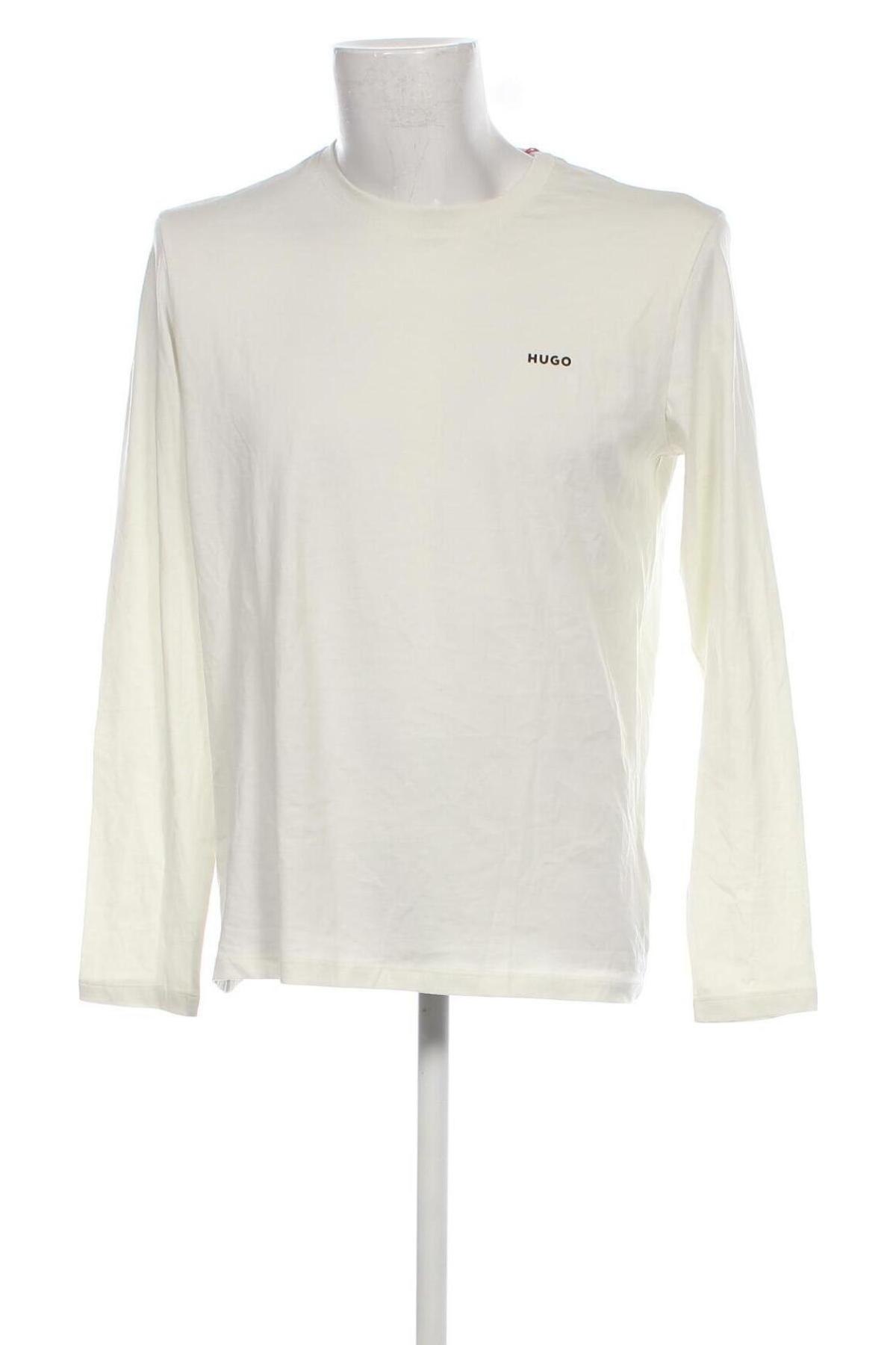 Ανδρική μπλούζα Hugo Boss, Μέγεθος M, Χρώμα Εκρού, Τιμή 86,68 €