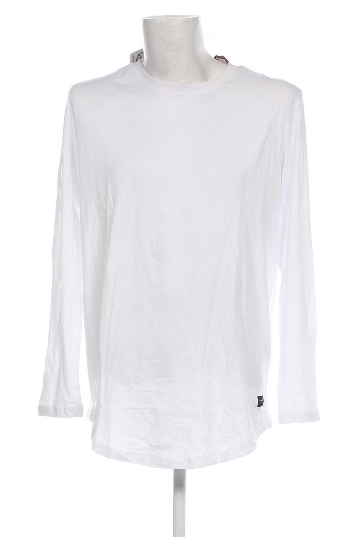 Ανδρική μπλούζα Jack & Jones, Μέγεθος XL, Χρώμα Λευκό, Τιμή 23,71 €