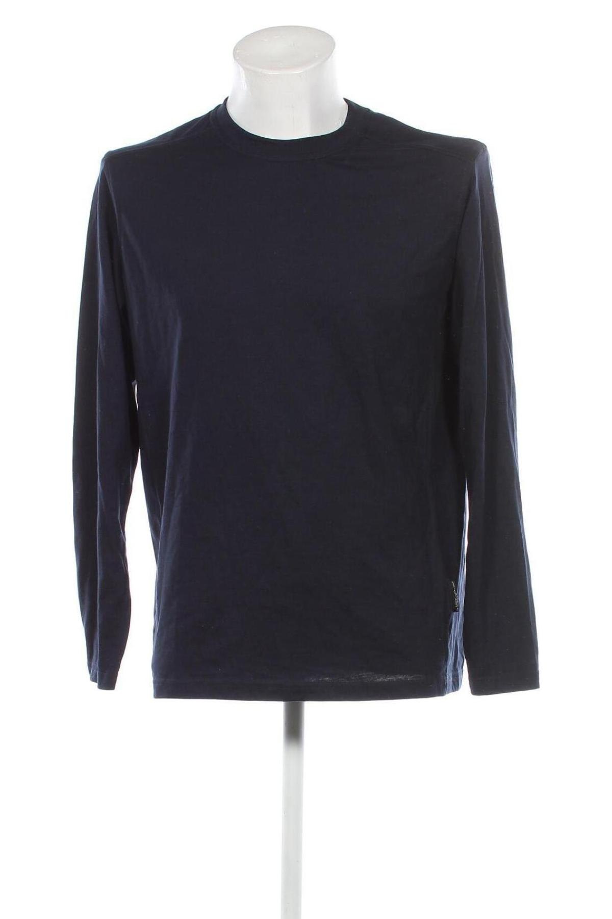 Мъжка блуза James & Nicholson, Размер M, Цвят Син, Цена 8,55 лв.