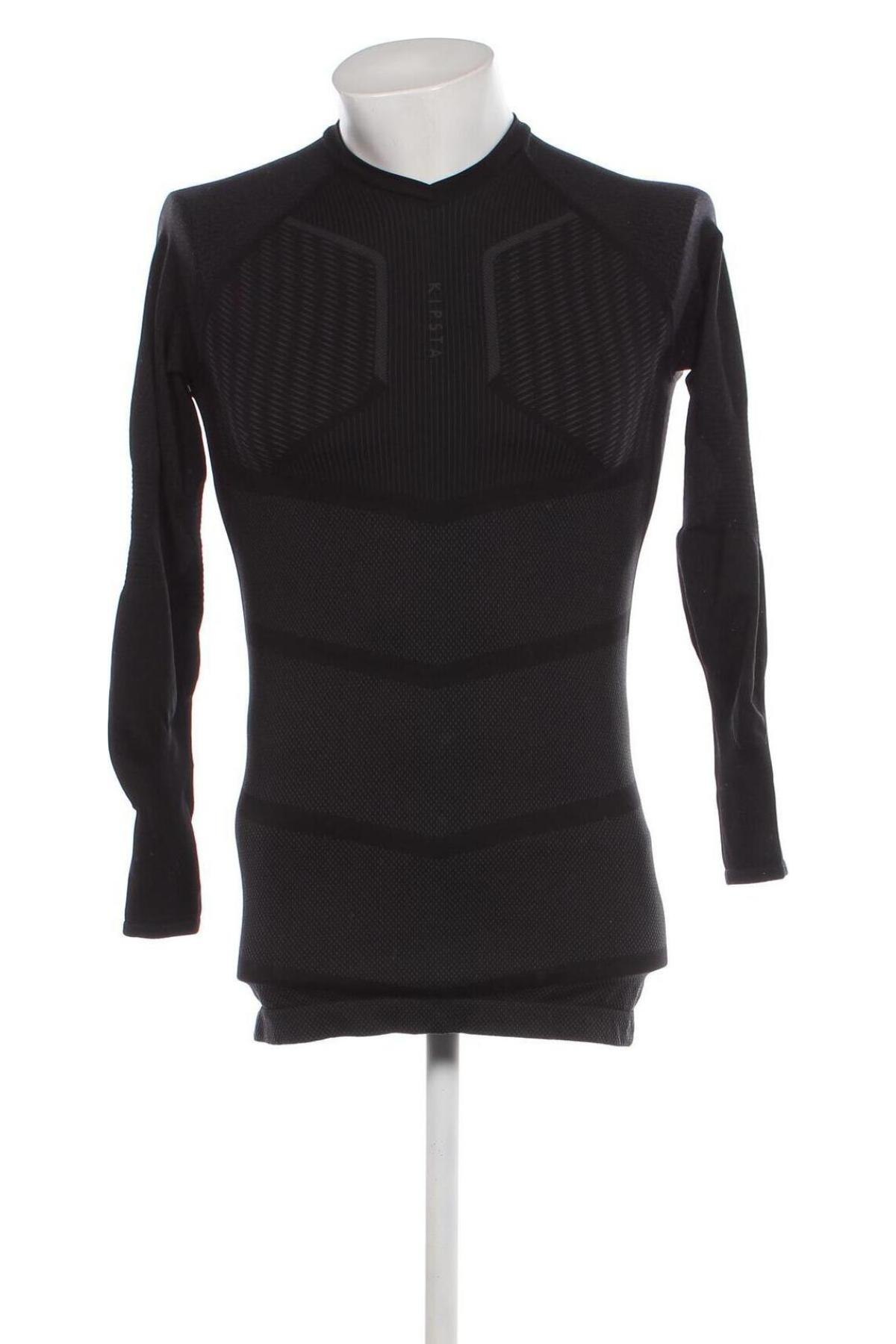 Ανδρική μπλούζα Kipsta, Μέγεθος L, Χρώμα Μαύρο, Τιμή 5,56 €