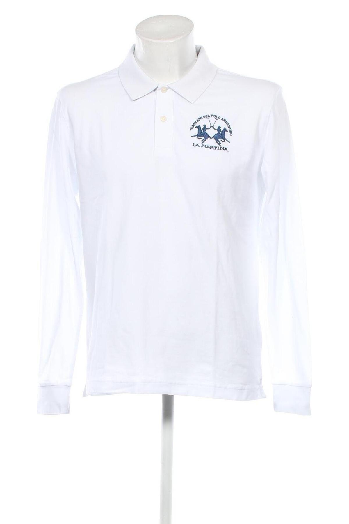 Herren Shirt La Martina, Größe XL, Farbe Weiß, Preis € 71,50