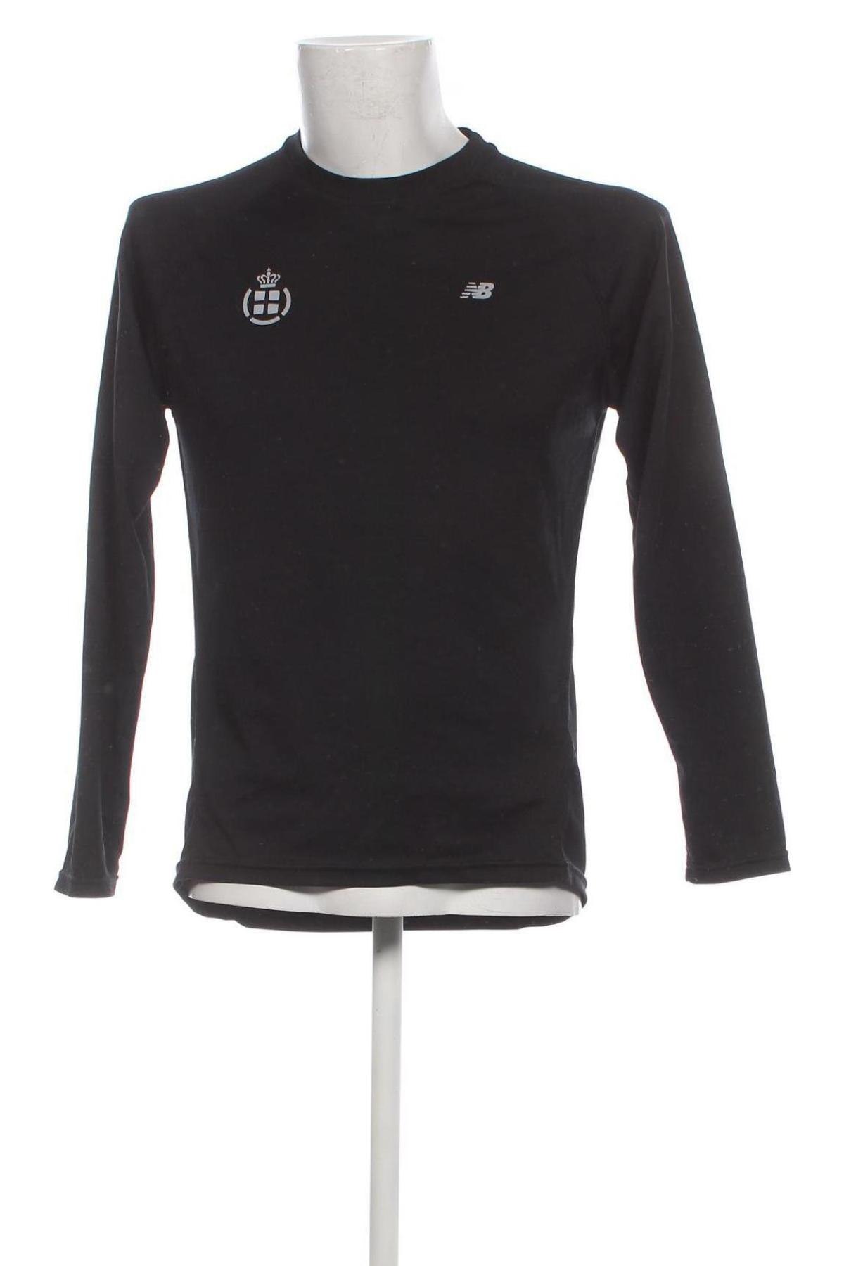 Ανδρική μπλούζα New Balance, Μέγεθος S, Χρώμα Μαύρο, Τιμή 21,03 €