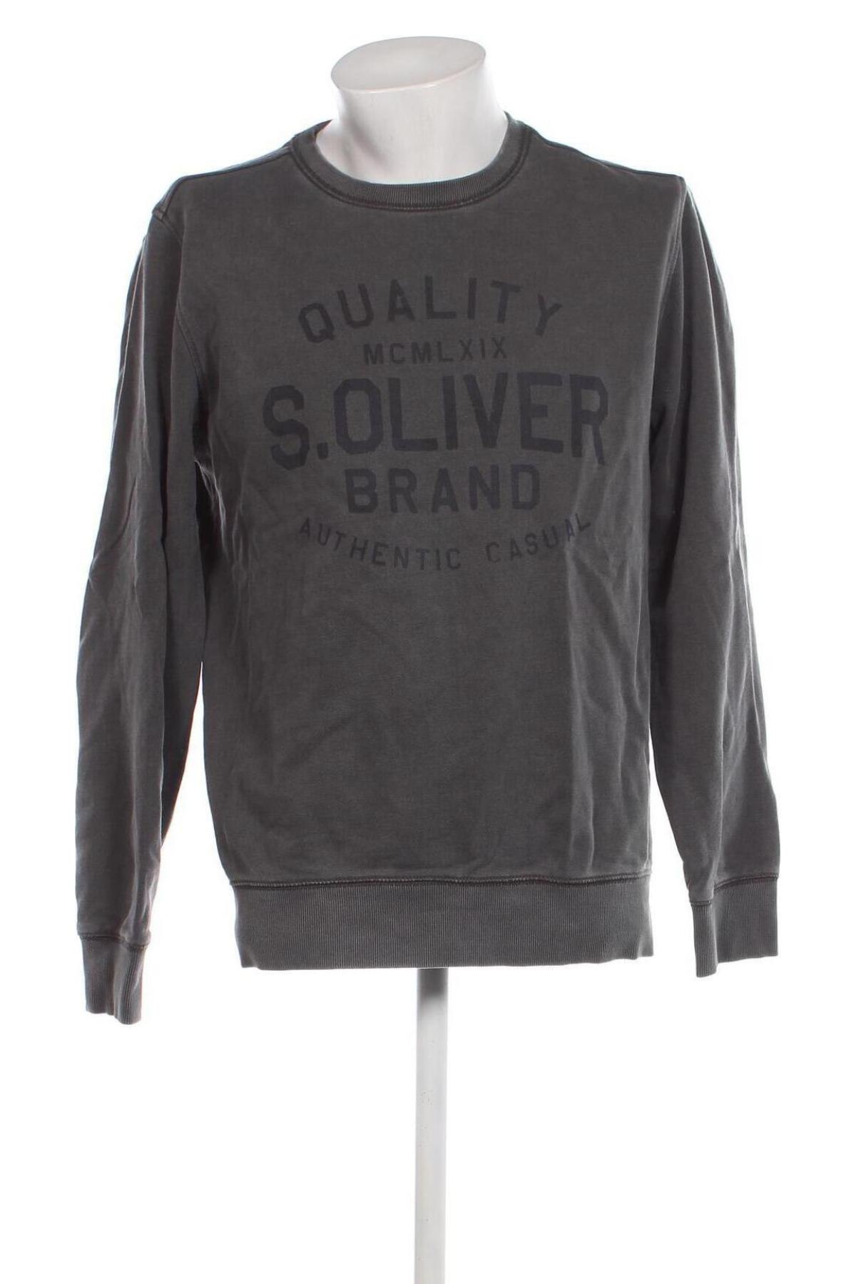 Мъжка блуза S.Oliver, Размер L, Цвят Сив, Цена 14,78 лв.