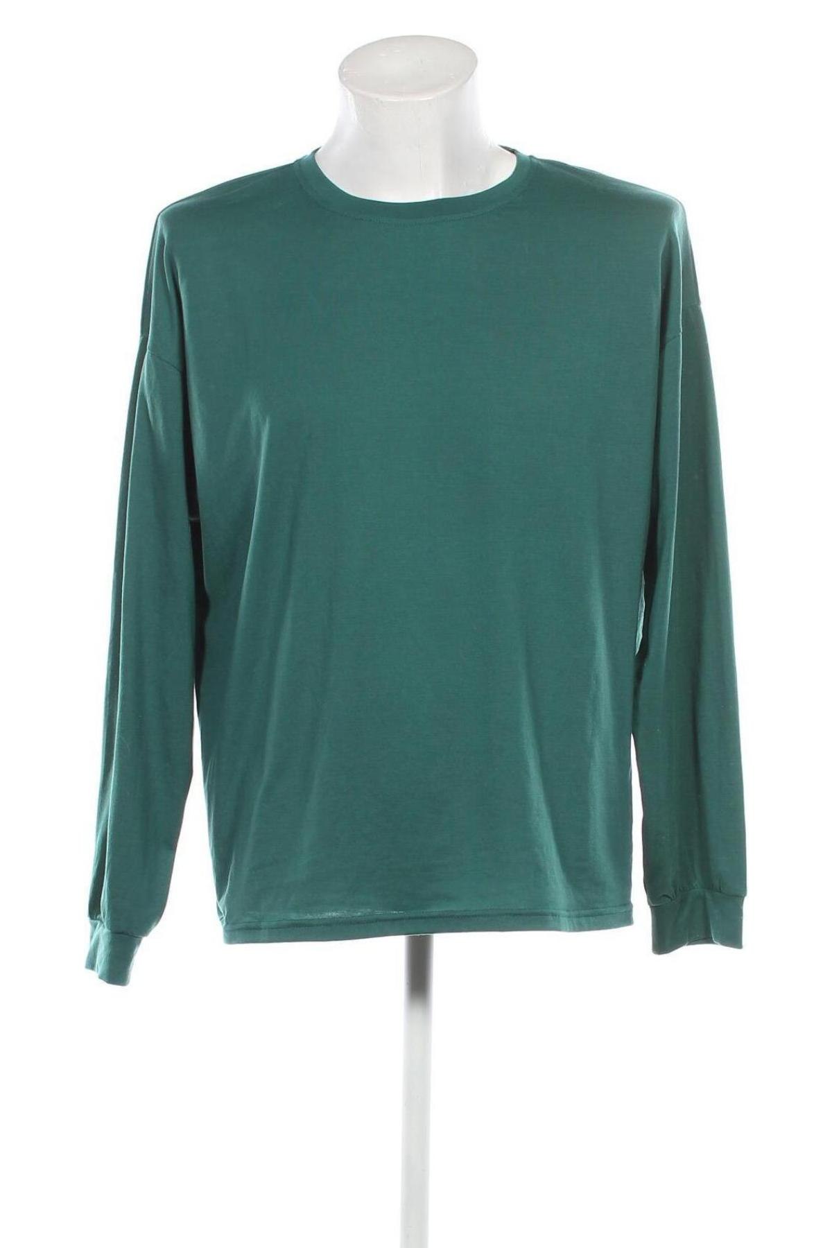 Bluză de bărbați SHEIN, Mărime L, Culoare Verde, Preț 28,13 Lei
