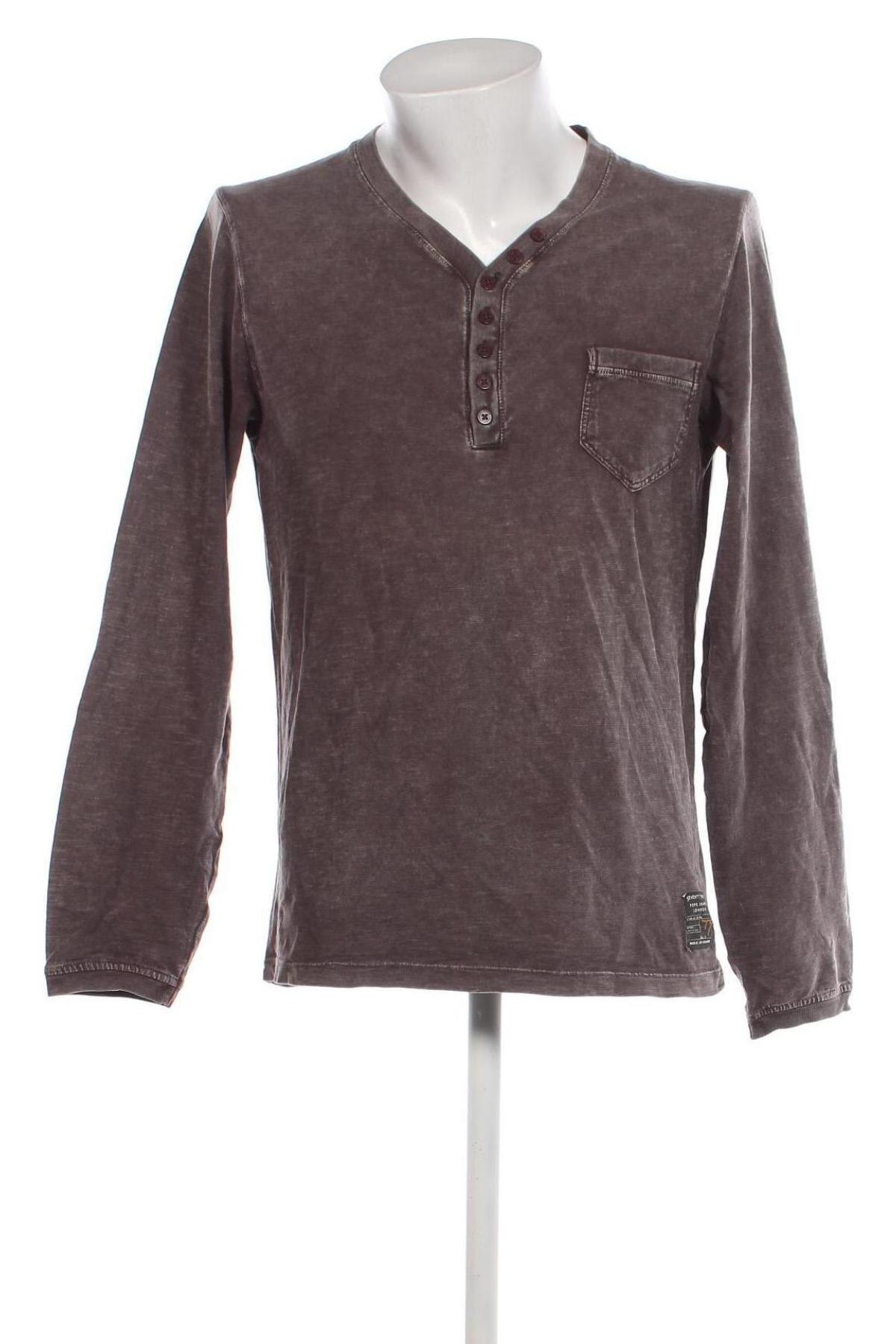 Ανδρική μπλούζα Seven, Μέγεθος L, Χρώμα Καφέ, Τιμή 6,12 €