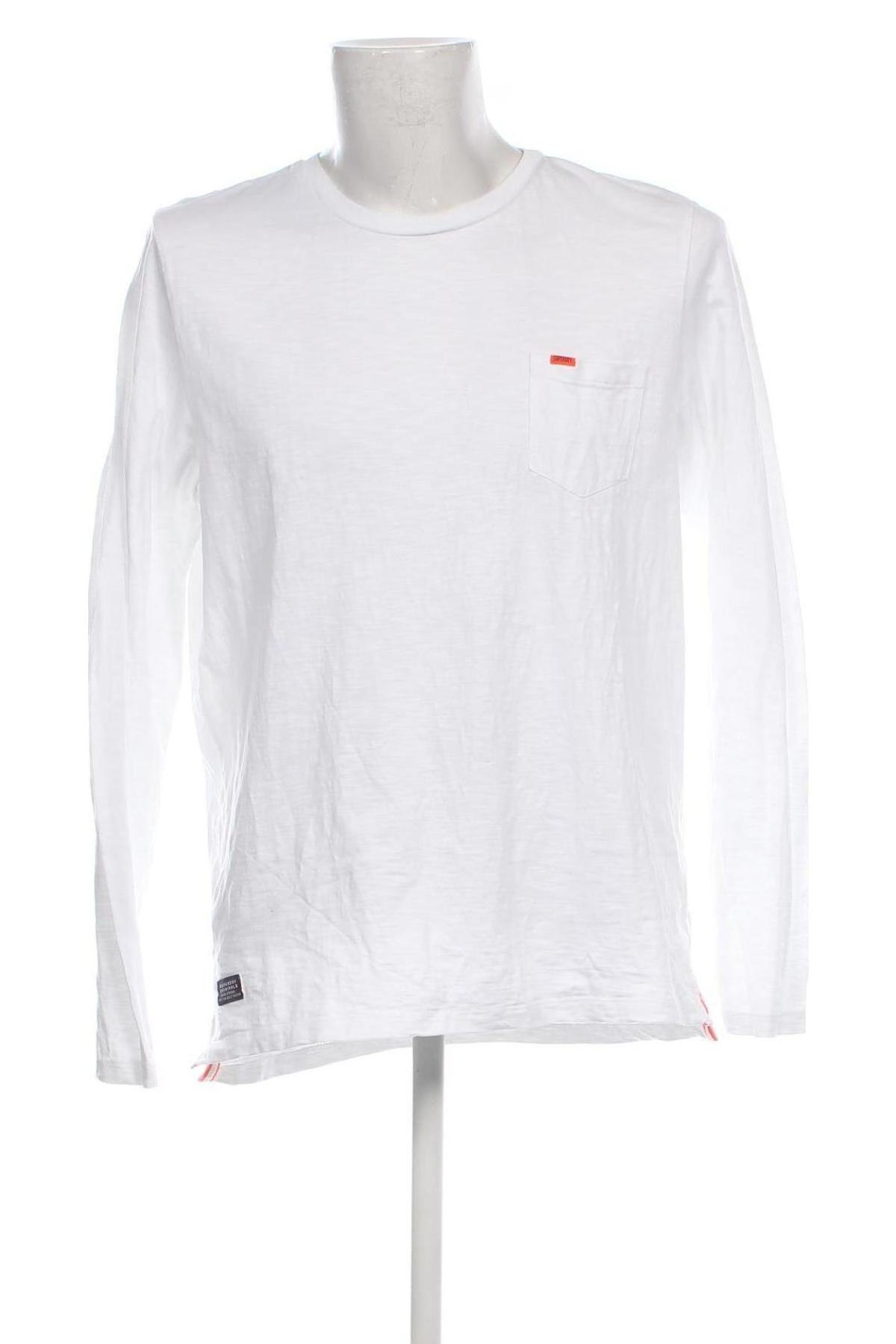 Мъжка блуза Superdry, Размер XXL, Цвят Бял, Цена 52,50 лв.
