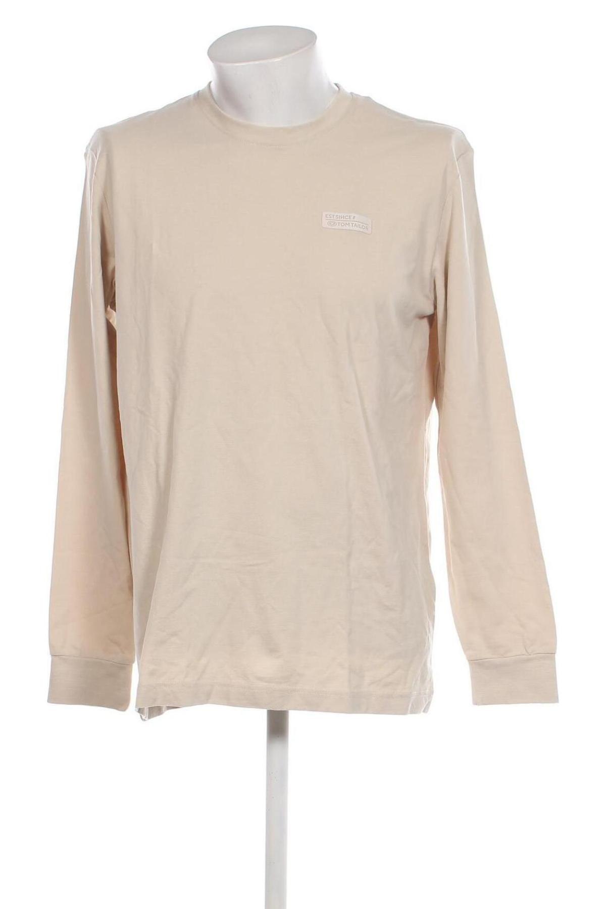 Herren Shirt Tom Tailor, Größe XL, Farbe Ecru, Preis 8,31 €