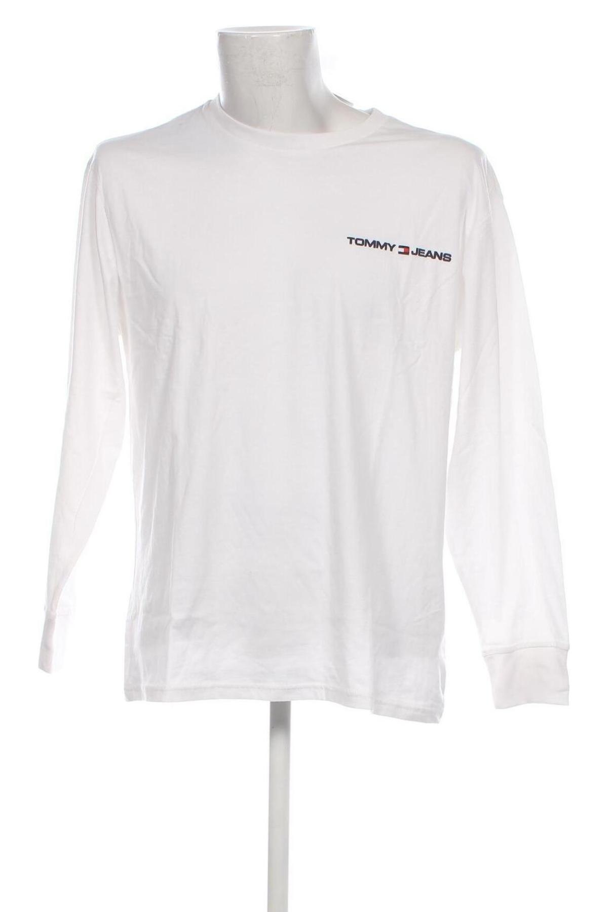 Ανδρική μπλούζα Tommy Jeans, Μέγεθος XL, Χρώμα Λευκό, Τιμή 41,39 €