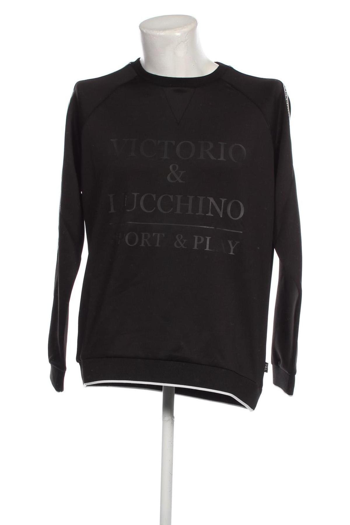 Ανδρική μπλούζα Victorio & Lucchino, Μέγεθος L, Χρώμα Μαύρο, Τιμή 33,40 €