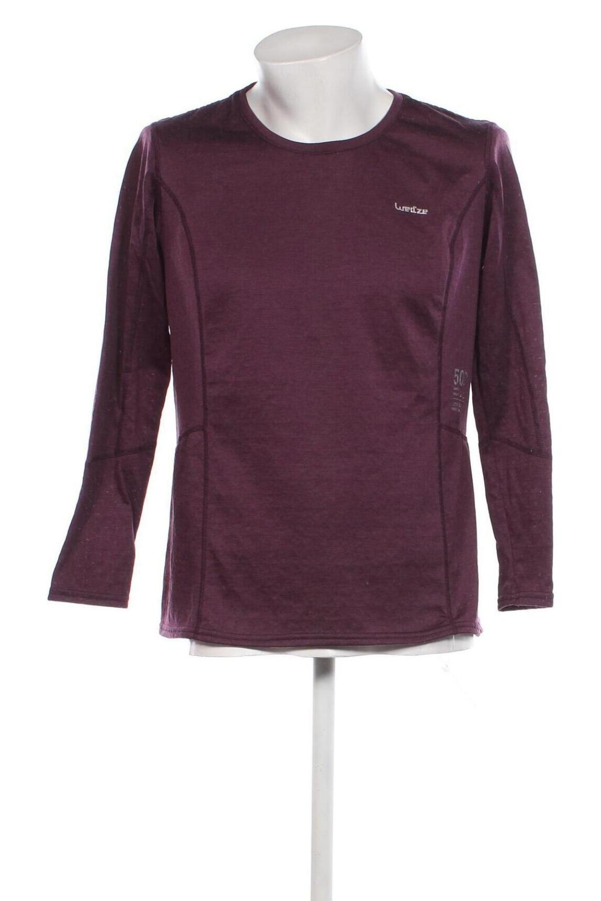 Ανδρική μπλούζα Wedze, Μέγεθος M, Χρώμα Βιολετί, Τιμή 5,68 €