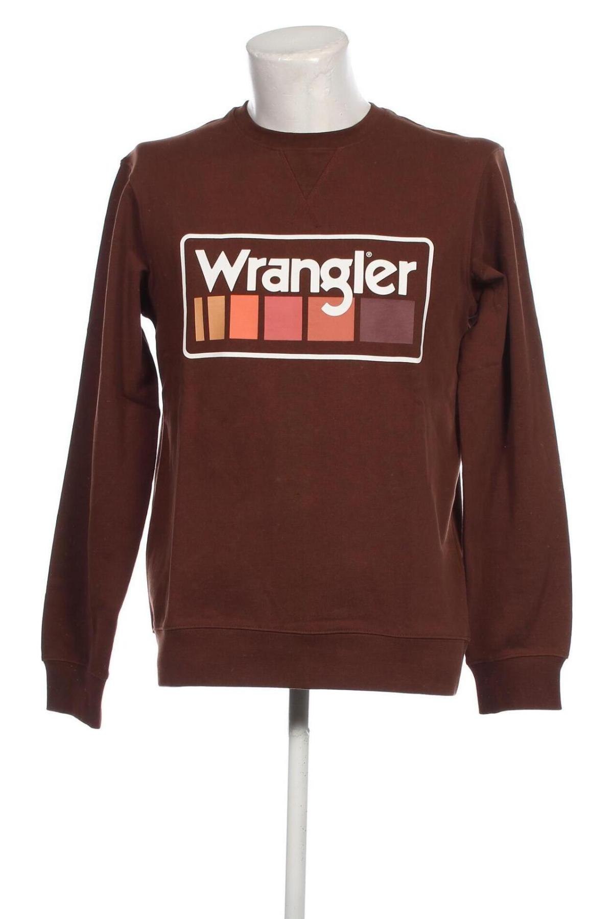 Ανδρική μπλούζα Wrangler, Μέγεθος S, Χρώμα Καφέ, Τιμή 50,10 €