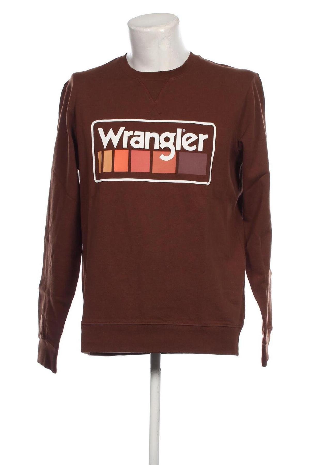 Herren Shirt Wrangler, Größe M, Farbe Braun, Preis 28,95 €