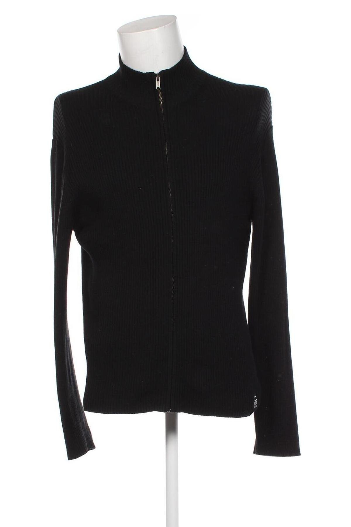 Jachetă tricotată de bărbați Esprit, Mărime XL, Culoare Negru, Preț 159,87 Lei