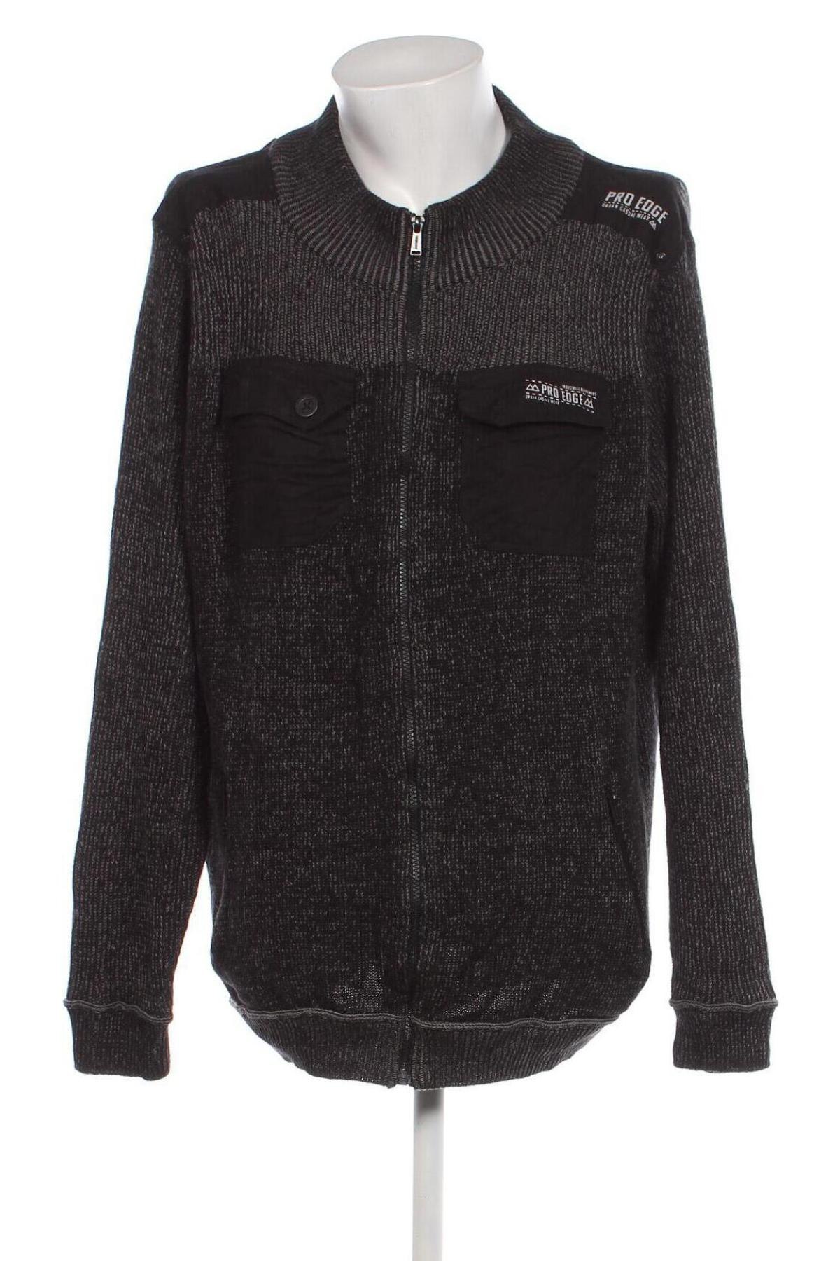 Herren Strickjacke Jean Pascale, Größe XXL, Farbe Grau, Preis € 6,66