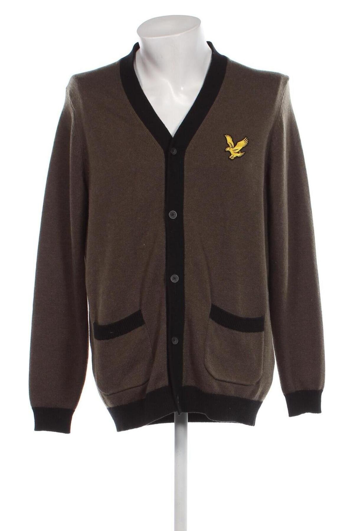 Pánsky kardigán Lyle & Scott, Veľkosť M, Farba Zelená, Cena  12,27 €