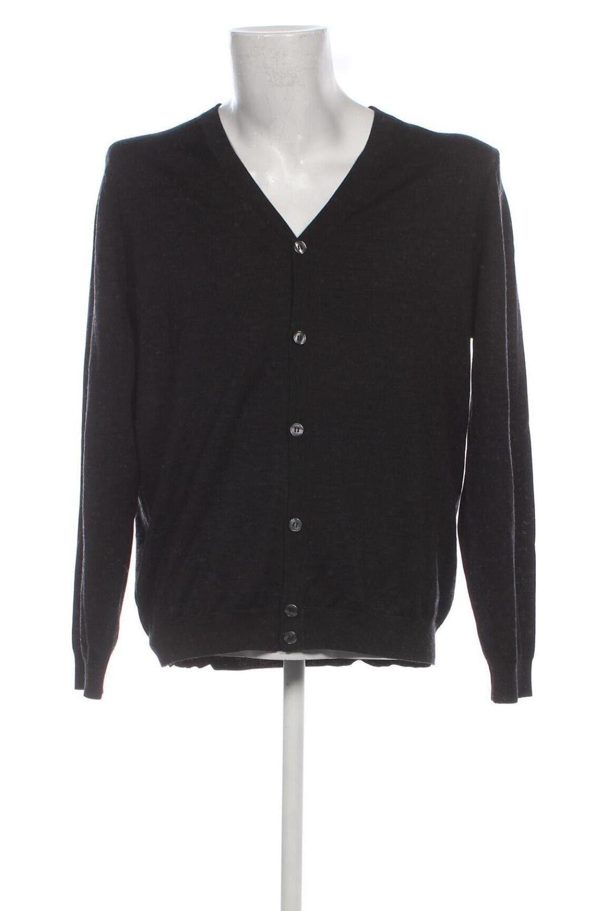 Jachetă tricotată de bărbați Marks & Spencer, Mărime XL, Culoare Gri, Preț 39,97 Lei