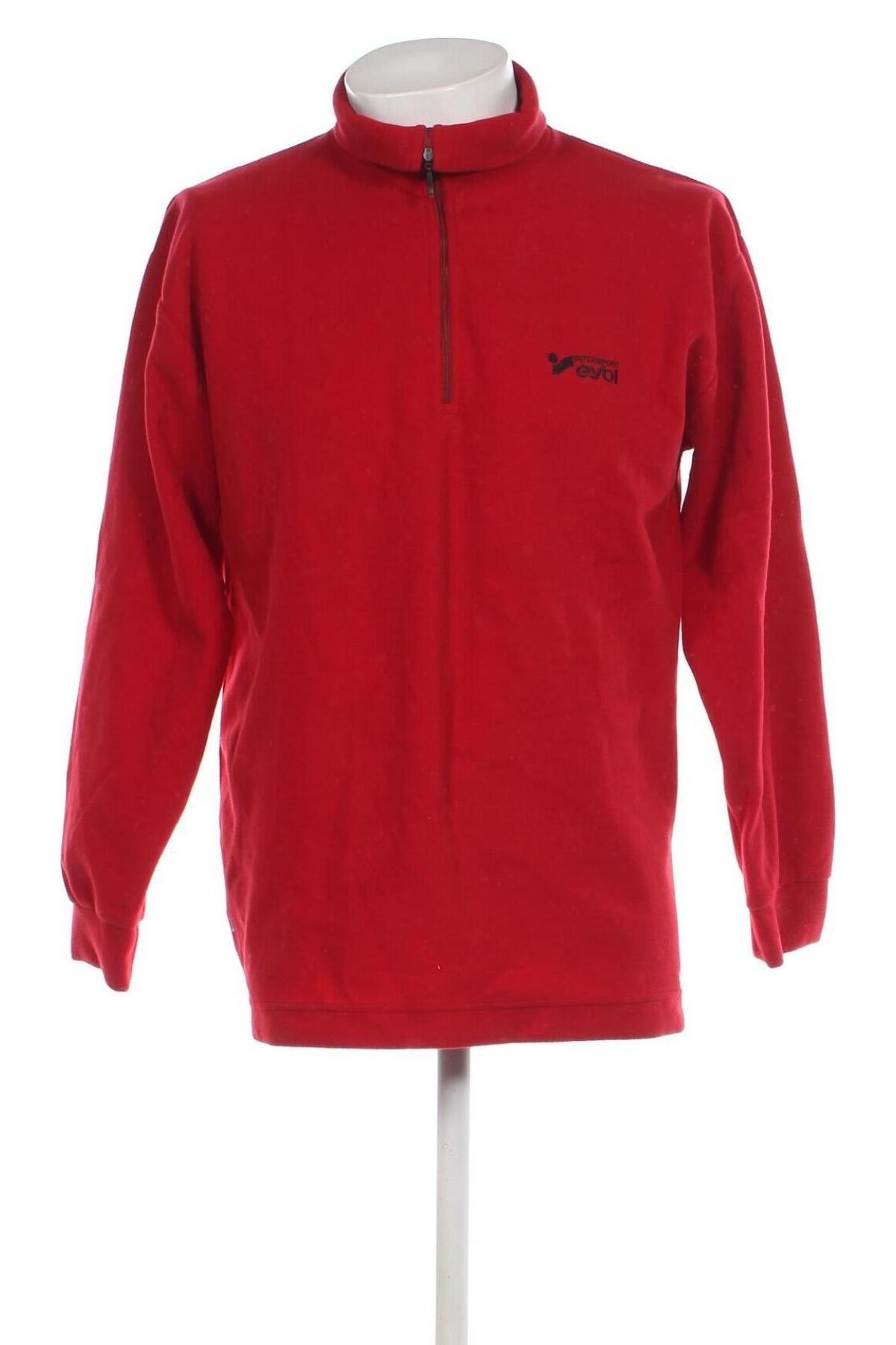 Ανδρική μπλούζα fleece, Μέγεθος L, Χρώμα Κόκκινο, Τιμή 14,23 €