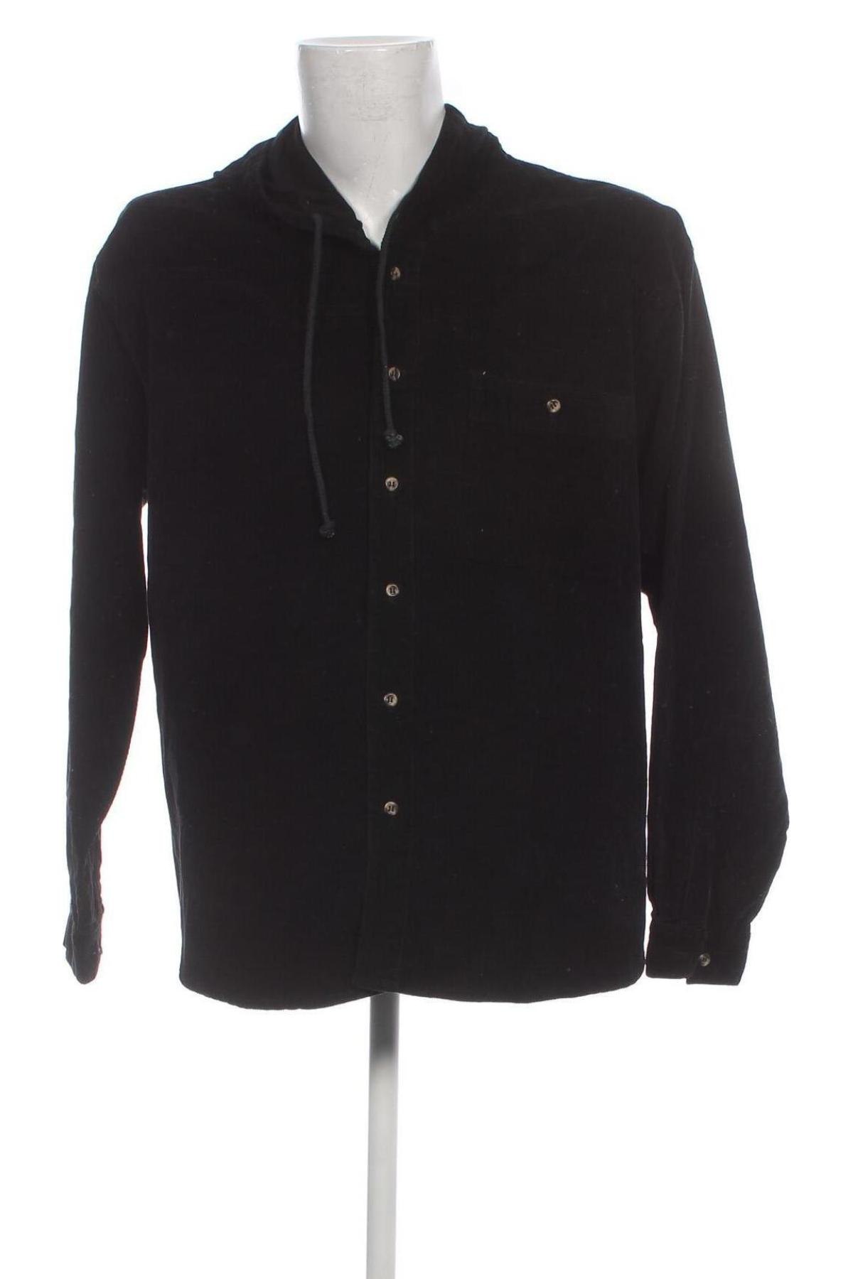 Ανδρικό πουκάμισο, Μέγεθος XL, Χρώμα Μαύρο, Τιμή 9,87 €