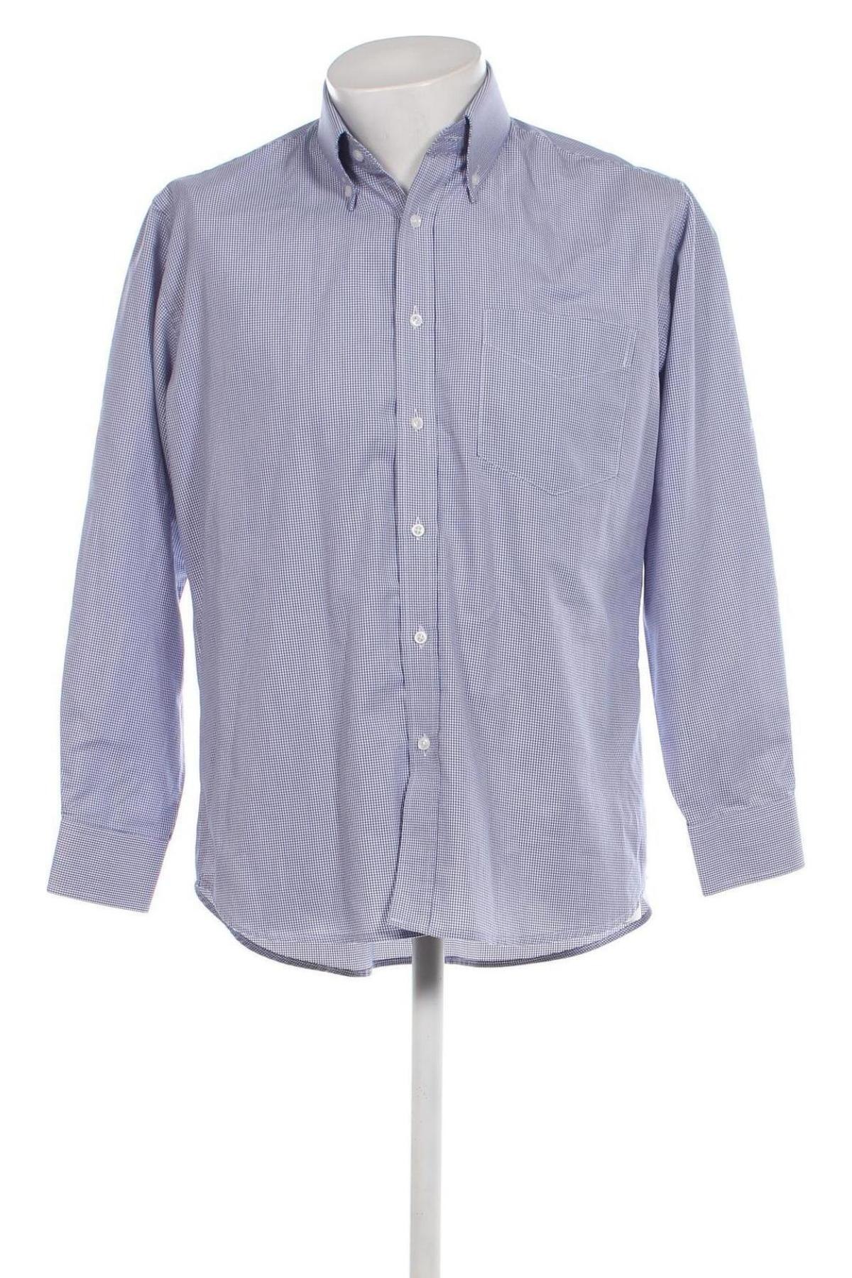 Ανδρικό πουκάμισο, Μέγεθος M, Χρώμα Μπλέ, Τιμή 6,23 €