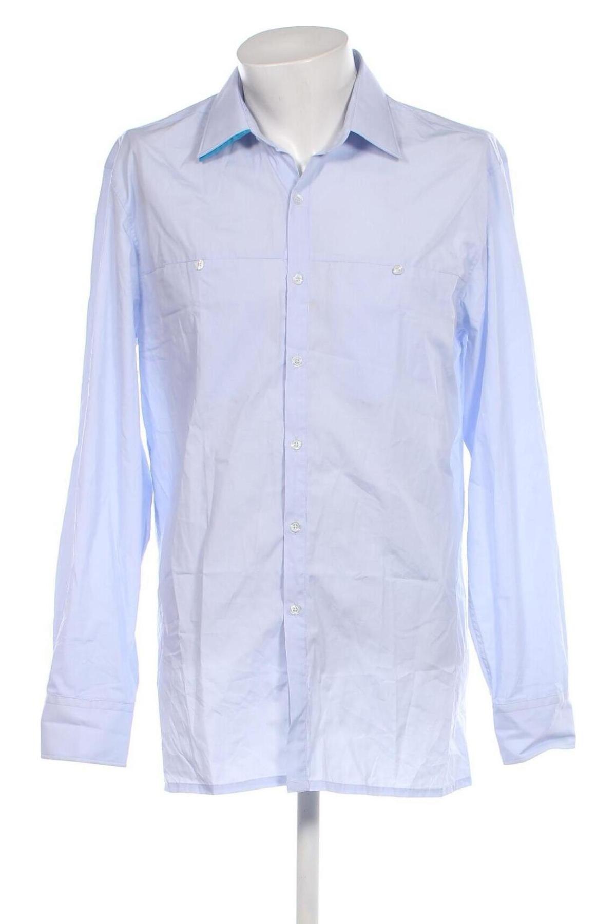 Ανδρικό πουκάμισο, Μέγεθος XXL, Χρώμα Μπλέ, Τιμή 7,56 €