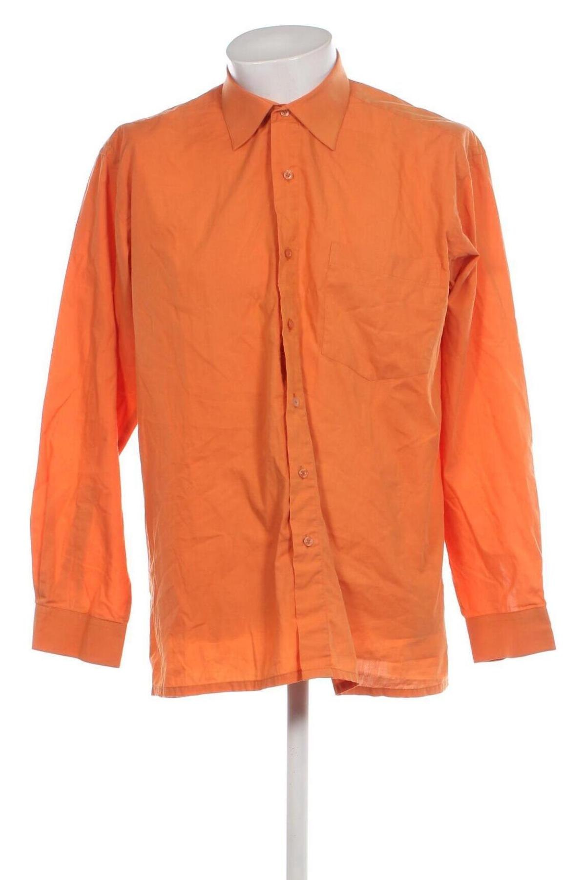 Herrenhemd, Größe XL, Farbe Orange, Preis 7,65 €