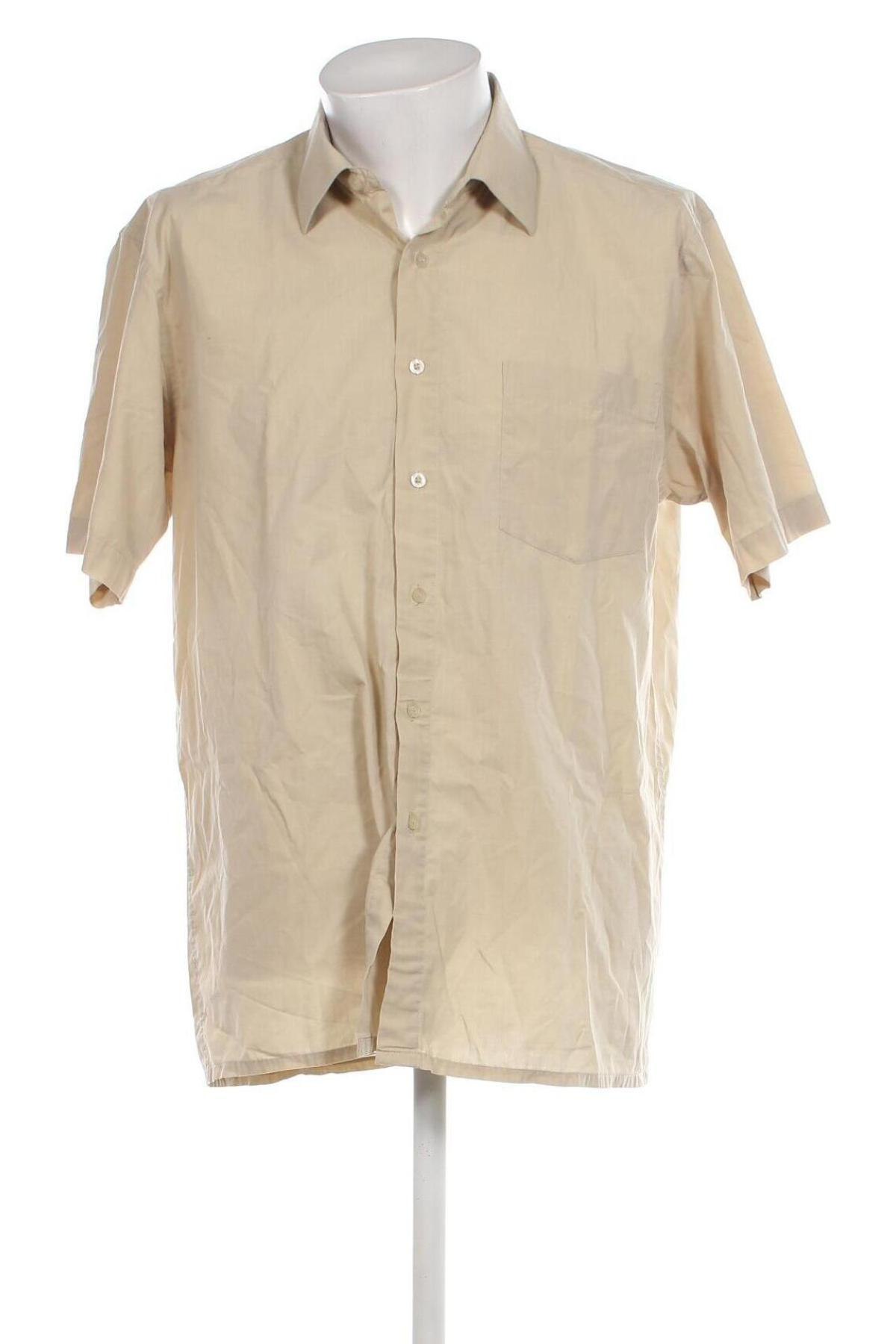 Ανδρικό πουκάμισο, Μέγεθος XL, Χρώμα  Μπέζ, Τιμή 9,30 €