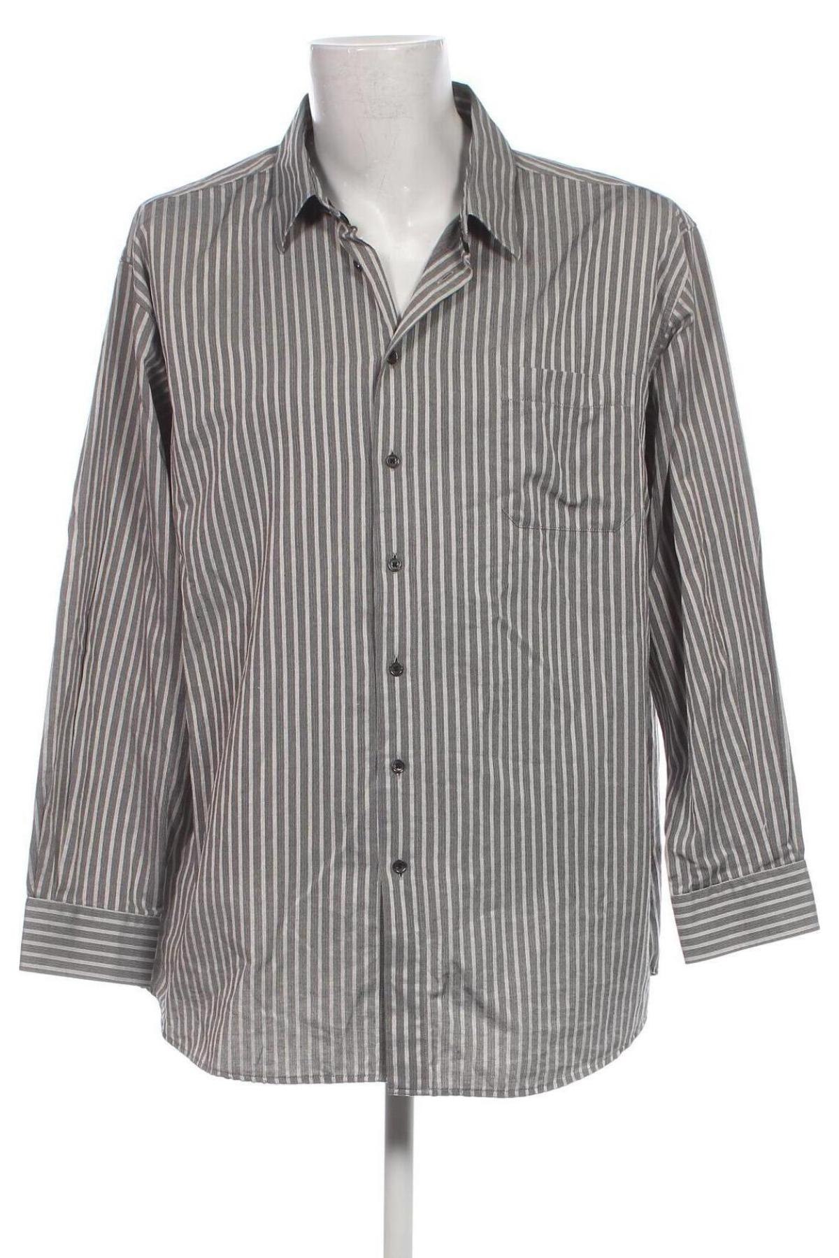 Мъжка риза Angelo Litrico, Размер 3XL, Цвят Сив, Цена 29,00 лв.