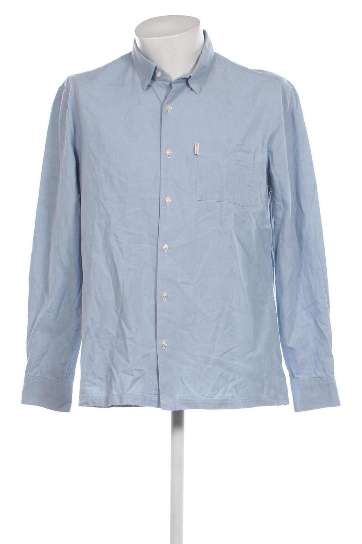 Pánská košile  Barbour, Velikost XL, Barva Modrá, Cena  1 017,00 Kč