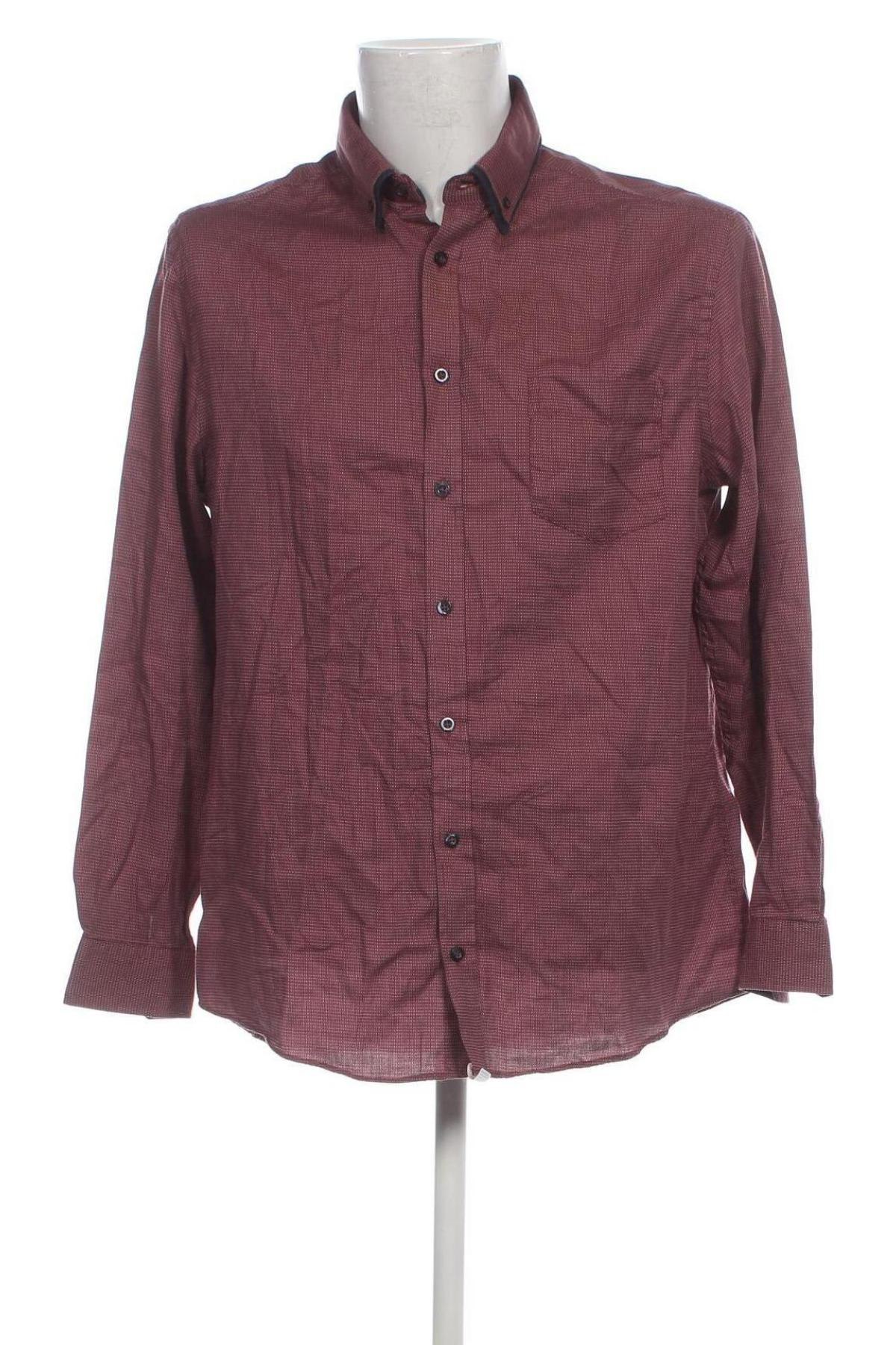 Ανδρικό πουκάμισο Bexleys, Μέγεθος L, Χρώμα Κόκκινο, Τιμή 9,46 €