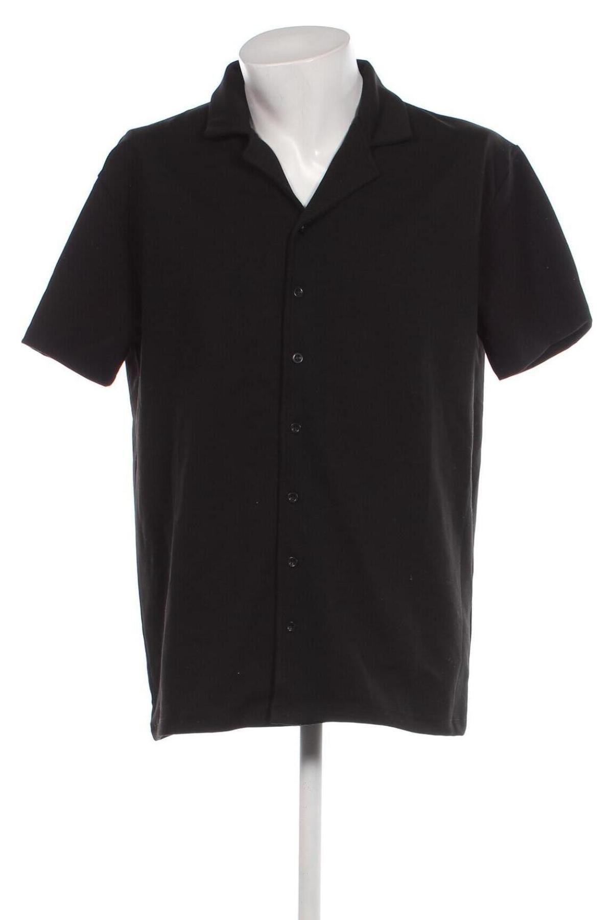 Мъжка риза Boohoo, Размер M, Цвят Черен, Цена 46,92 лв.