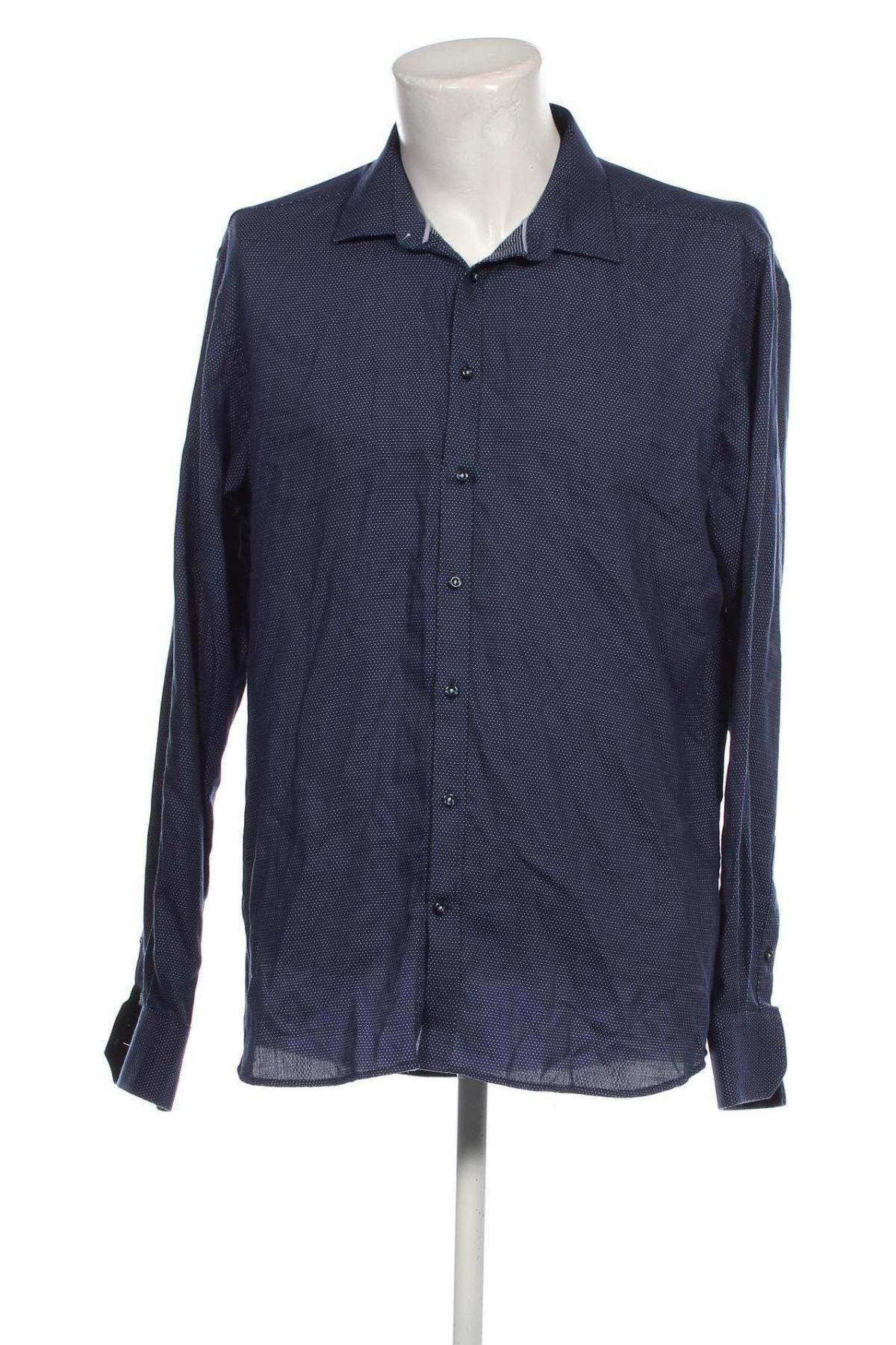 Ανδρικό πουκάμισο Bruun & Stengade, Μέγεθος XL, Χρώμα Μπλέ, Τιμή 10,55 €