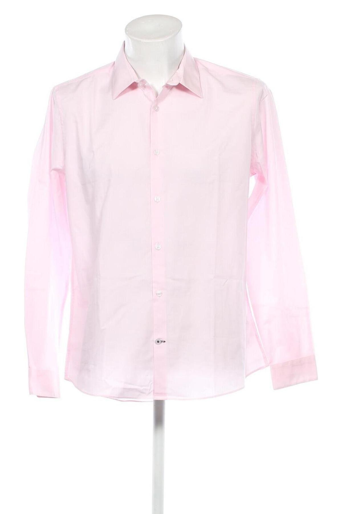 Herrenhemd Burton of London, Größe L, Farbe Rosa, Preis € 39,69
