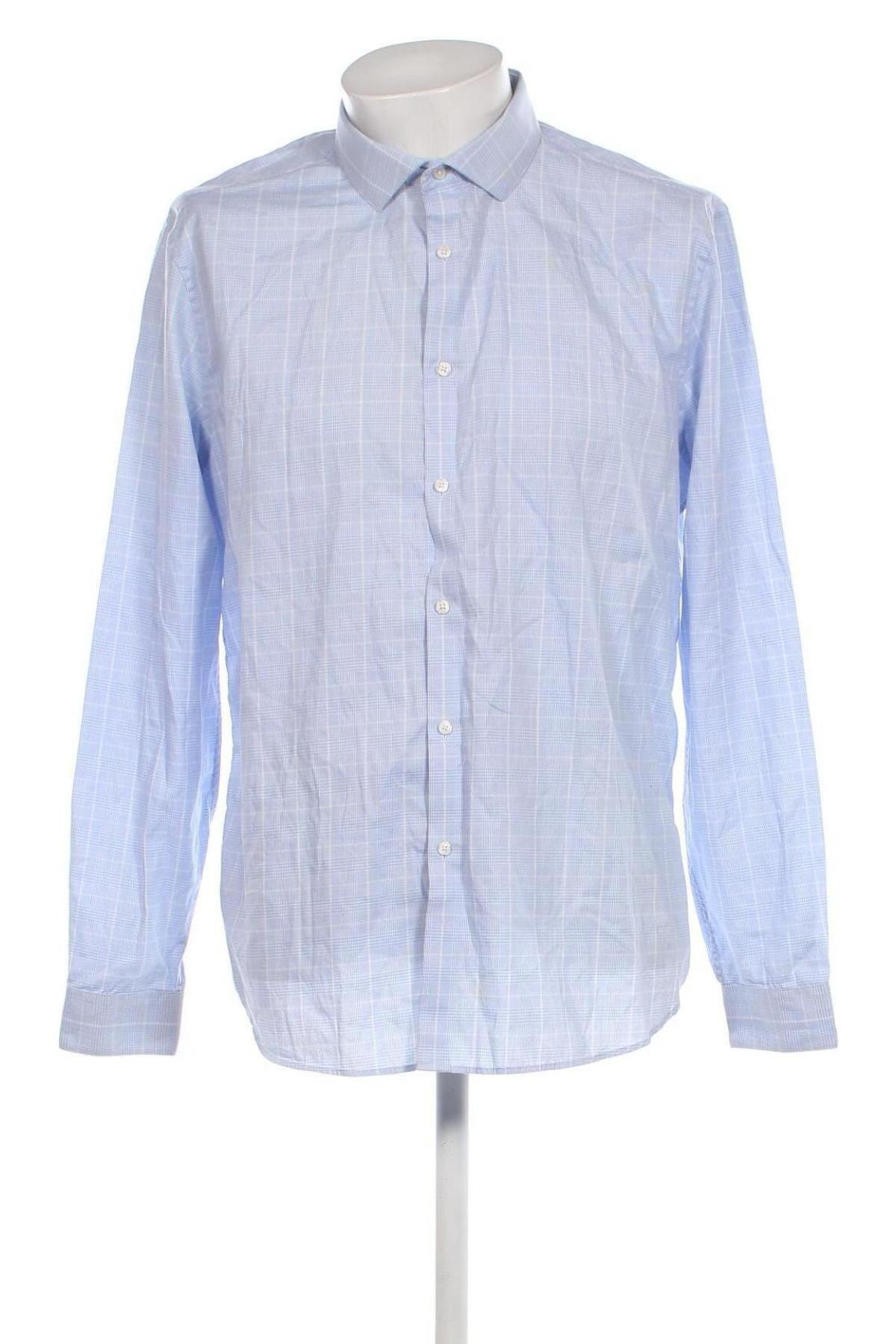 Herrenhemd Burton of London, Größe XL, Farbe Blau, Preis € 15,64