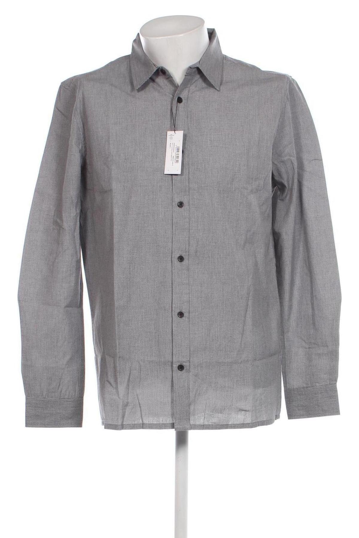 Herrenhemd Burton of London, Größe L, Farbe Grau, Preis 39,69 €