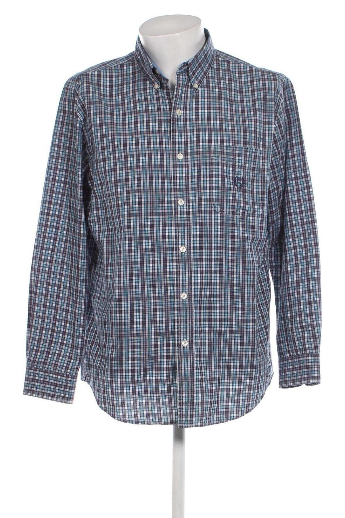 Ανδρικό πουκάμισο Chaps, Μέγεθος L, Χρώμα Πολύχρωμο, Τιμή 17,28 €