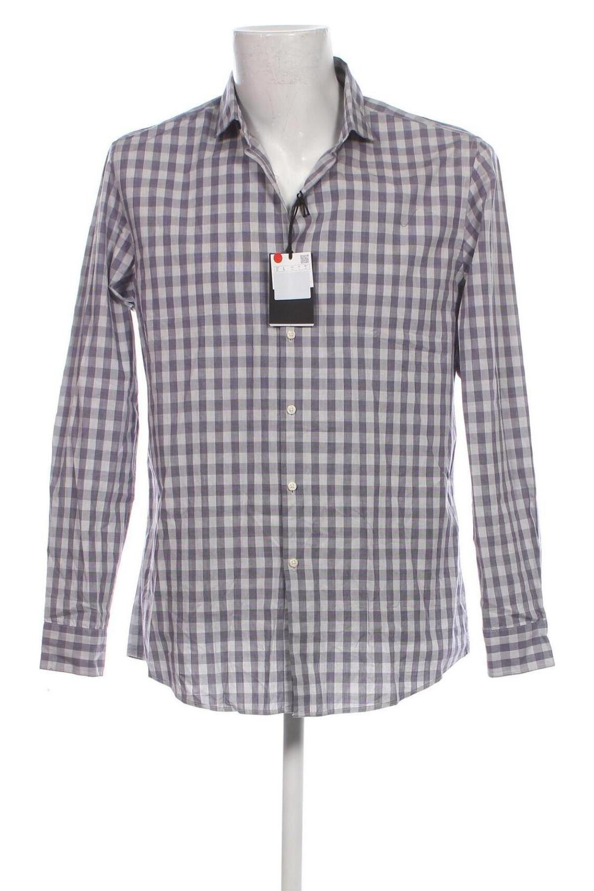 Мъжка риза Cortefiel, Размер L, Цвят Многоцветен, Цена 34,65 лв.