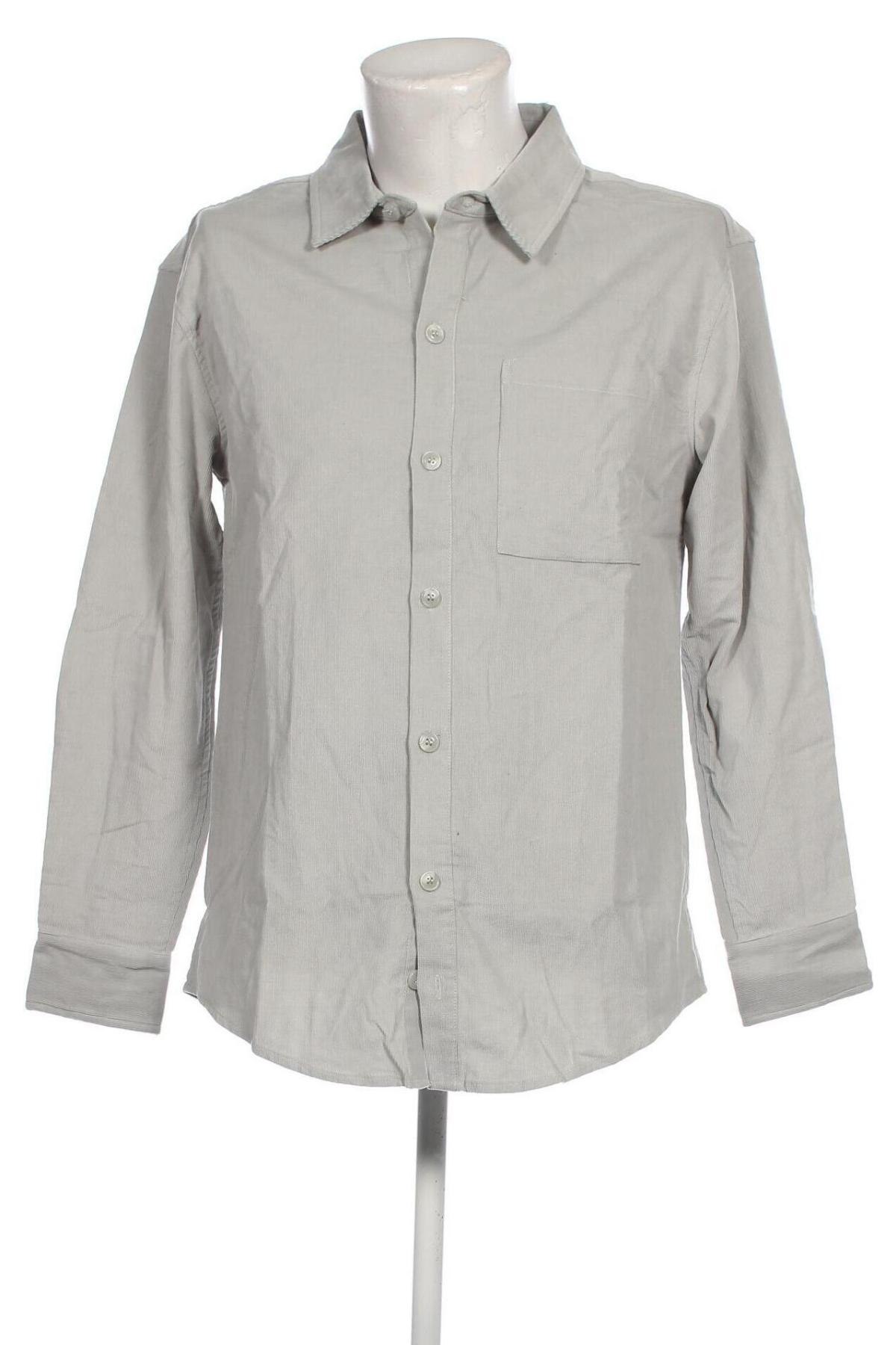 Ανδρικό πουκάμισο Dan Fox X About You, Μέγεθος L, Χρώμα Γκρί, Τιμή 10,32 €