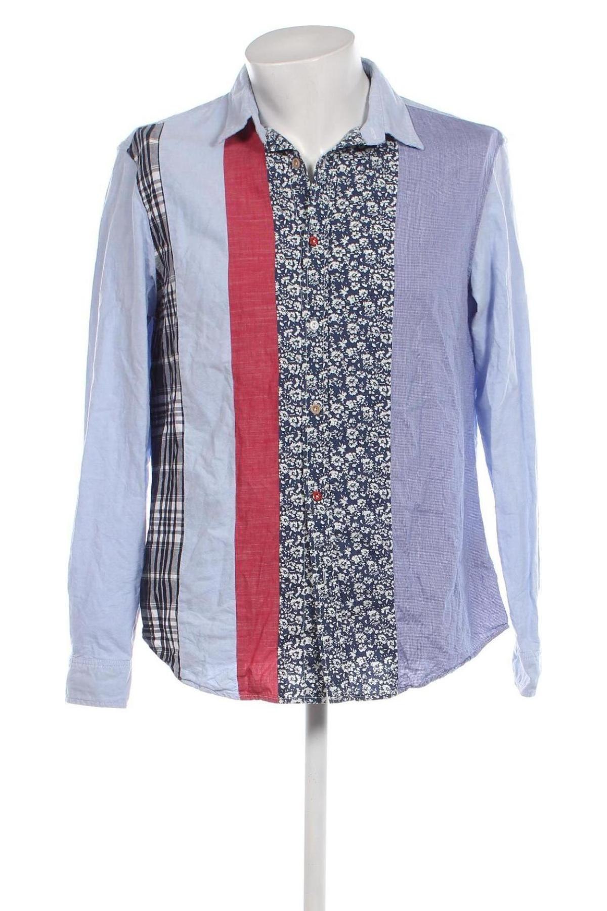 Ανδρικό πουκάμισο Desigual, Μέγεθος L, Χρώμα Πολύχρωμο, Τιμή 75,32 €